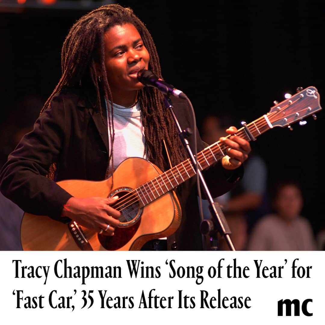 マリクレールのインスタグラム：「Over three decades after its original release, #TracyChapman's 1988 hit, 'Fast Car,' has finally been given its due.  The song enjoyed renewed success following a chart-topping cover by country singer #LukeCombs, leading the track to receive the 'Song of the Year' award at yesterday's CMAs. Link in bio to see what Chapman and Combs had to say. photo: @gettyimages」