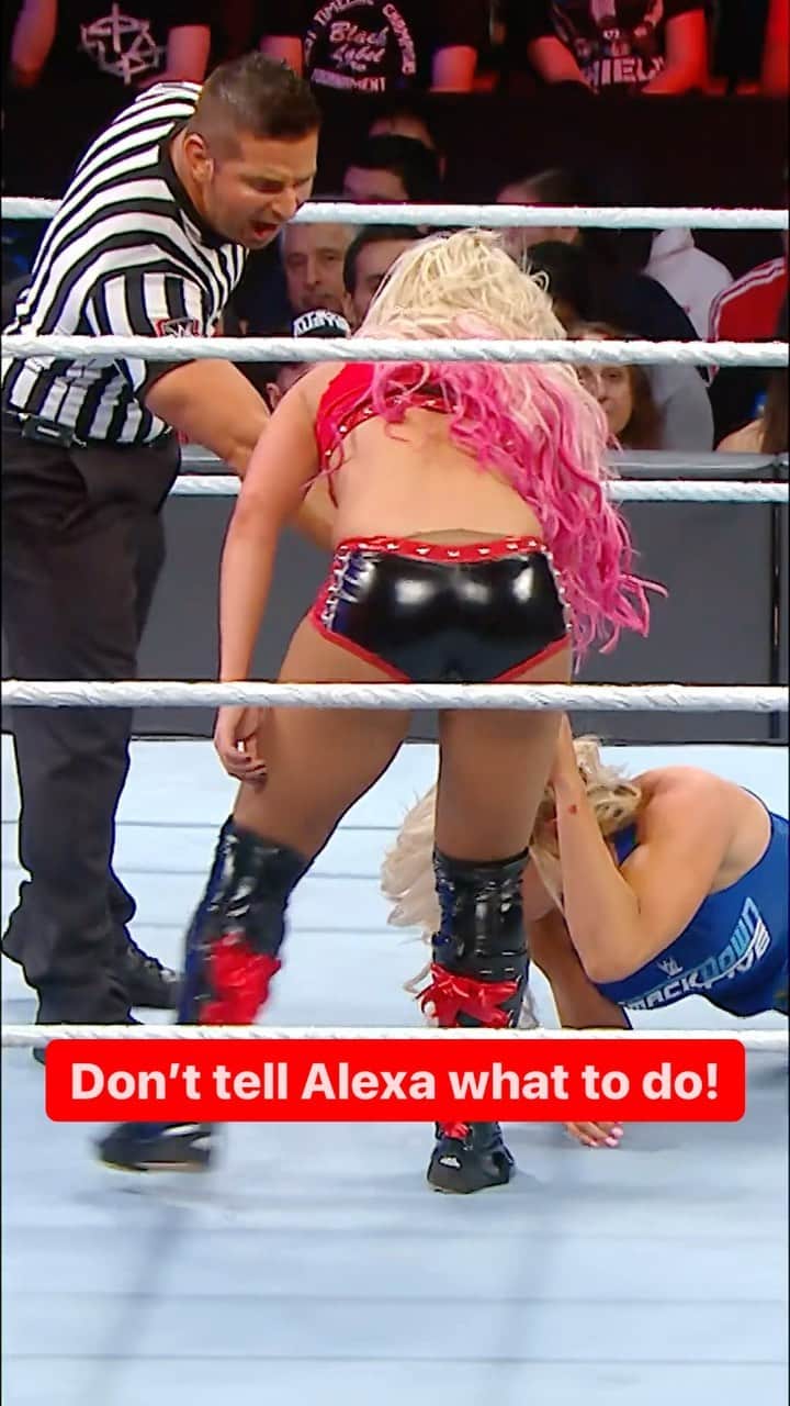 WWEのインスタグラム：「You tell that ref, @alexa_bliss_wwe_! 😠 #SurvivorSeries」