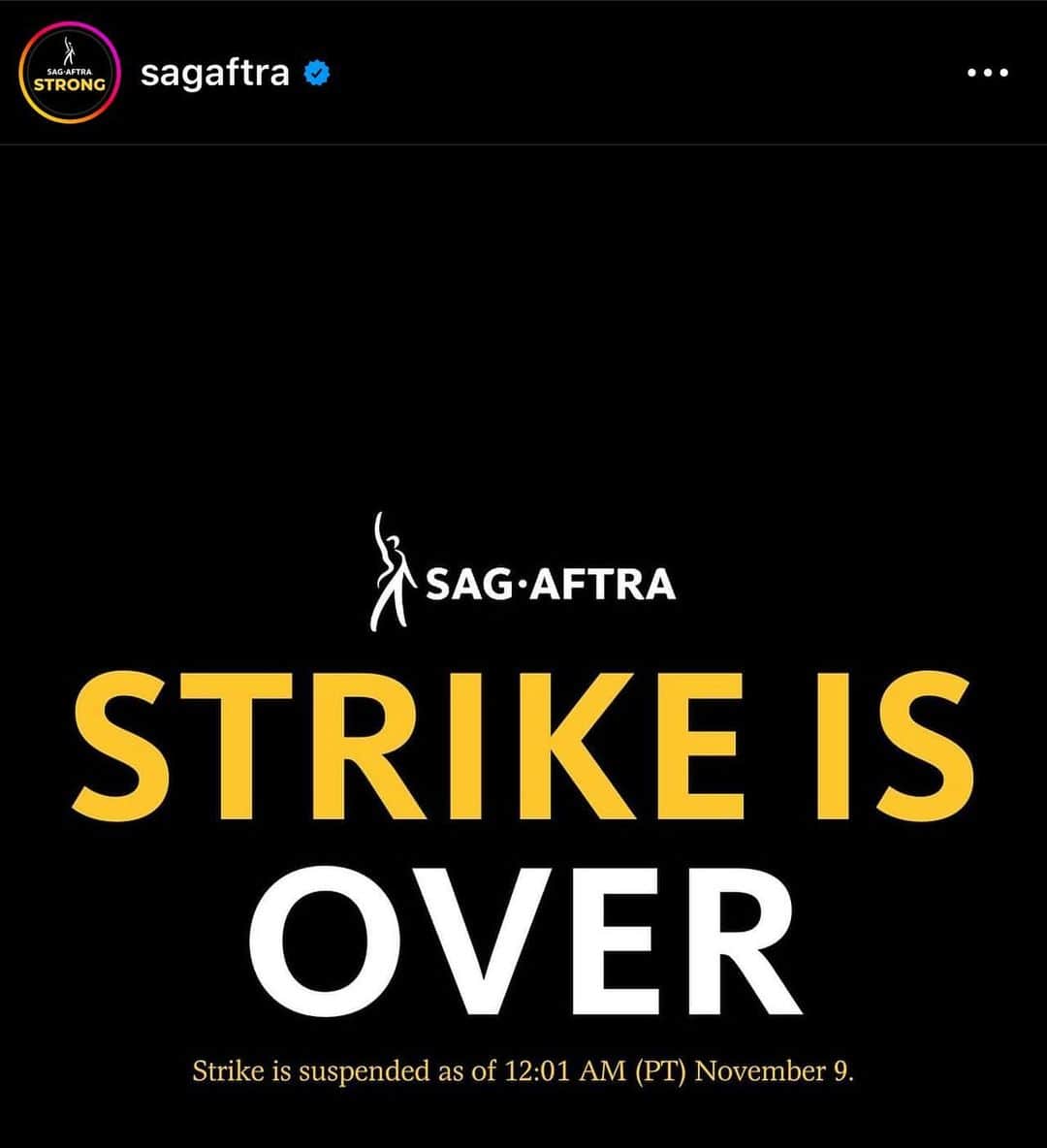 ダニエラ・ルーアのインスタグラム：「What a huge relief for everyone in the business! I am so grateful for all unions sticking by each other and standing strong for the long term results 🫶🏼💪🏼 . Que alívio para toda a indústria! Sinto-me muito grata que os sindicatos se mantiveram unidos neste processo e que aguentaram a greve para obtermos bons resultados a longo prazo🫶🏼💪🏼 . #sagaftra #sagstrike #itsover #backtowork #letsdo #it #grateful #wga #iatse」