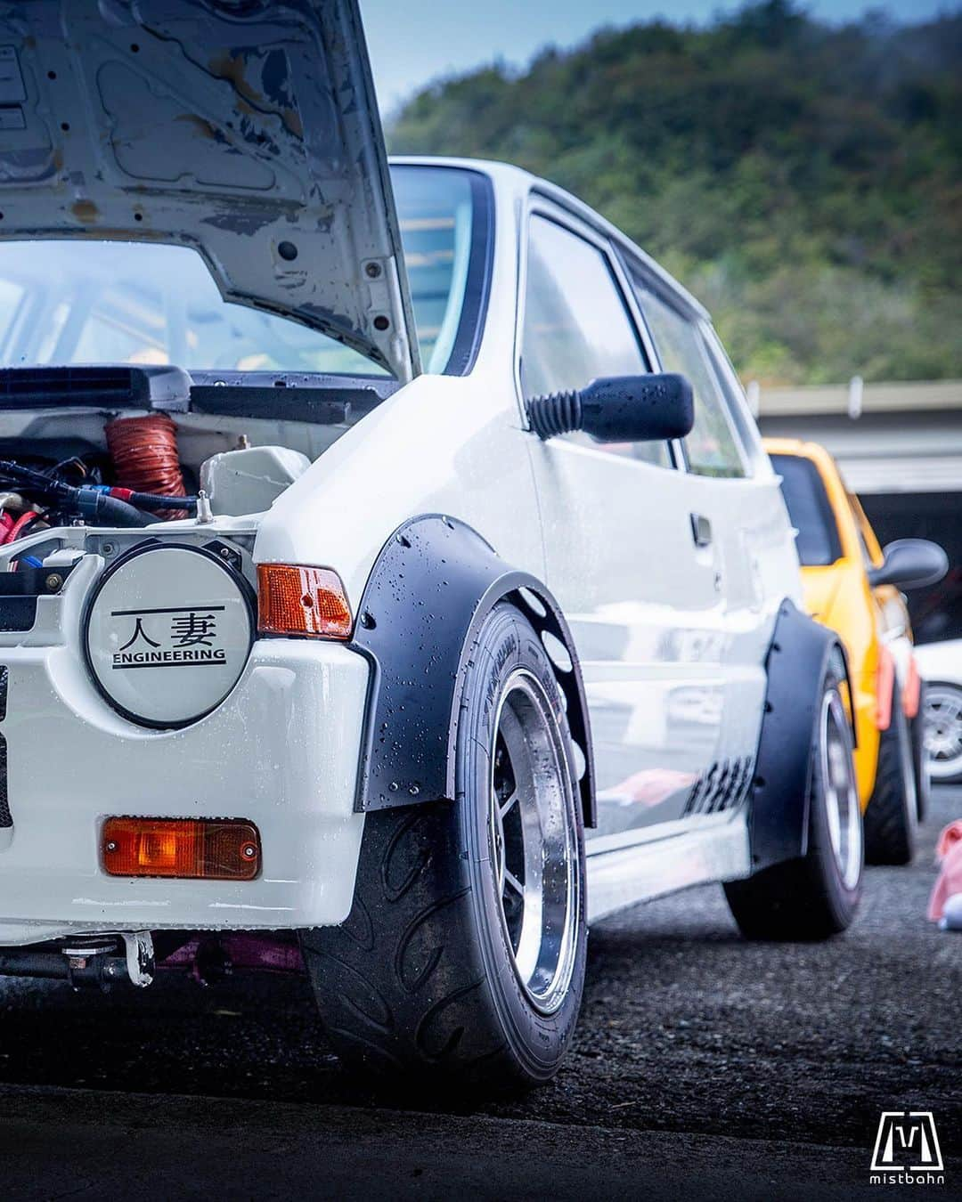 mistbahnさんのインスタグラム写真 - (mistbahnInstagram)「_ SHIMOI RACING No.4 Honda JW1 TODAY _ 🚗: SHIMOI-RACING 📷: @mistbahn _ Shot on Oct-15 2023 🏁 "Circuit Festa ( @circuit_festa_west_japan )" "HONDA ONE MAKE RACE". Central Circuit (Hyogo Japan) _ JP) 2023年10月15日、セントラルサーキットで開催された「サーキットフェスタ ( @circuit_festa_west_japan )」内の「ホンダ・ワンメイク・レース」で撮影。 _ #circuitfesta #circuitfesta2023 #サーキットフェスタ #サーキットフェスタ2023 #hondaonemakerace #ホンダワンメイク #ホンダワンメイクレース #centralcircuit #セントラルサーキット #hondatoday #ホンダトゥデイ #jw1 #jw1today #jw3 #jw3today #mtrec #e07a #shimoiracing #下井レーシング #下井建設 #timeattack #timeattackjapan #kurokiracing #hayashiracing #ハヤシレーシング #jdmwheels #advan #a050 #becauseracecar #hondasontrack」11月10日 7時12分 - mistbahn