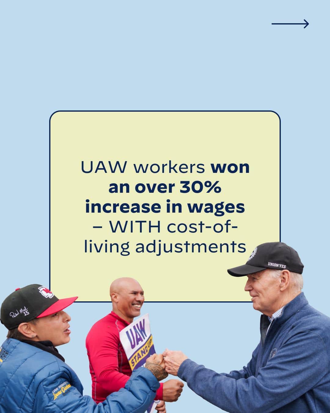 The White Houseさんのインスタグラム写真 - (The White HouseInstagram)「The Biden-Harris Administration was proud to stand with UAW as they fought for the pay, benefits, and respect they deserve.  The deal they reached set a new standard – with record raises, greater retirement security, more paid leave, and more.」11月10日 7時30分 - whitehouse