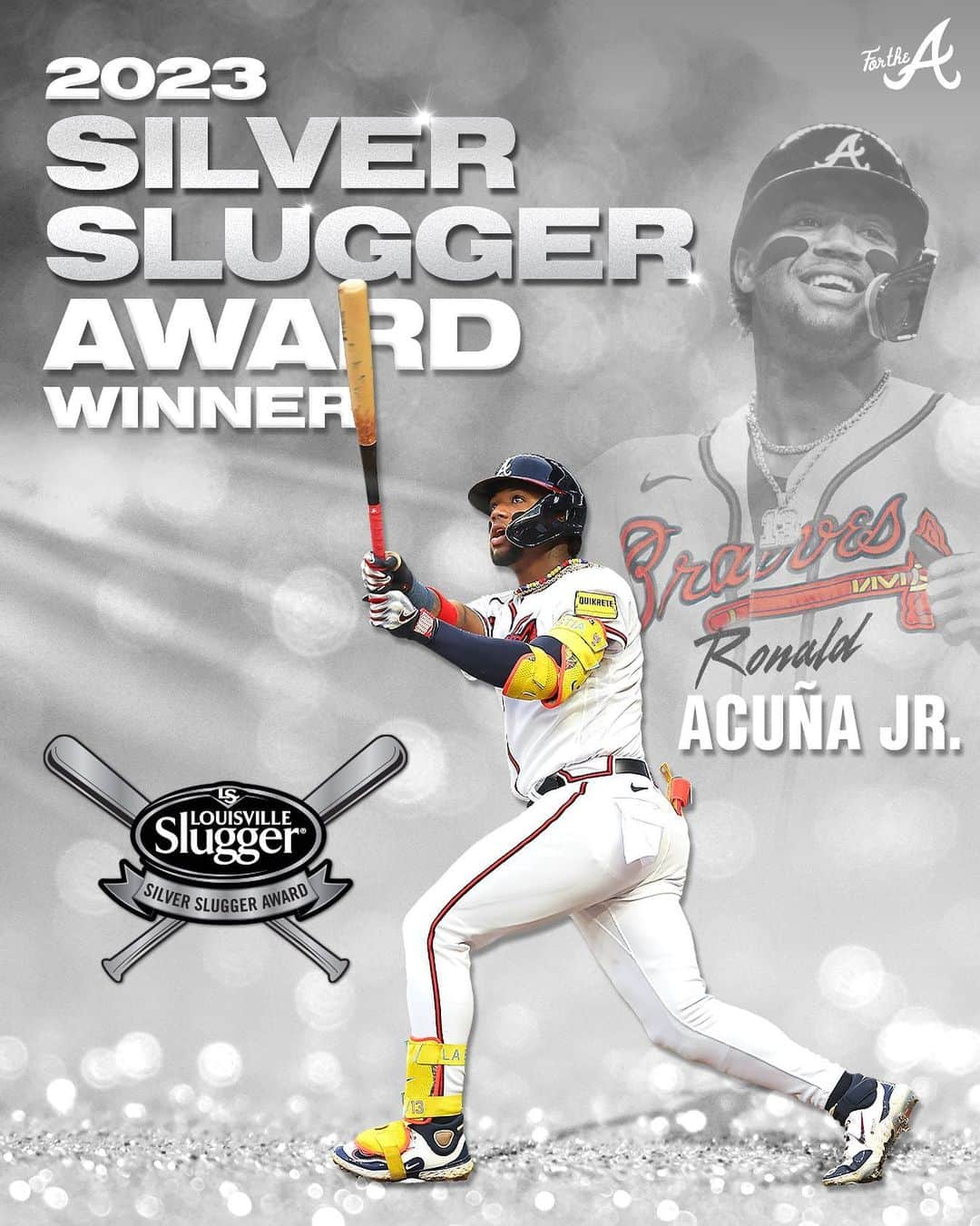 アトランタ・ブレーブスのインスタグラム：「Congrats to @ronaldacunajr13 on being named a 2023 Silver Slugger!」