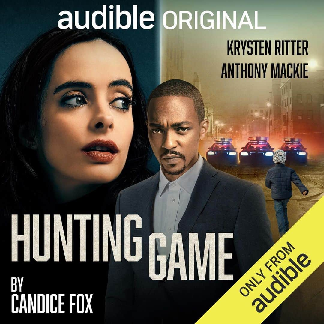 クリステン・リッターのインスタグラム：「My new audio thriller Hunting Game is out today on @audible! I play a detective whose world gets turned upside down when she’s caught in the middle of a high-stakes game of greed, abduction, and deception. The amazing @anthonymackie and @tonygoldwyn also star. Listen today @audible ❤️」