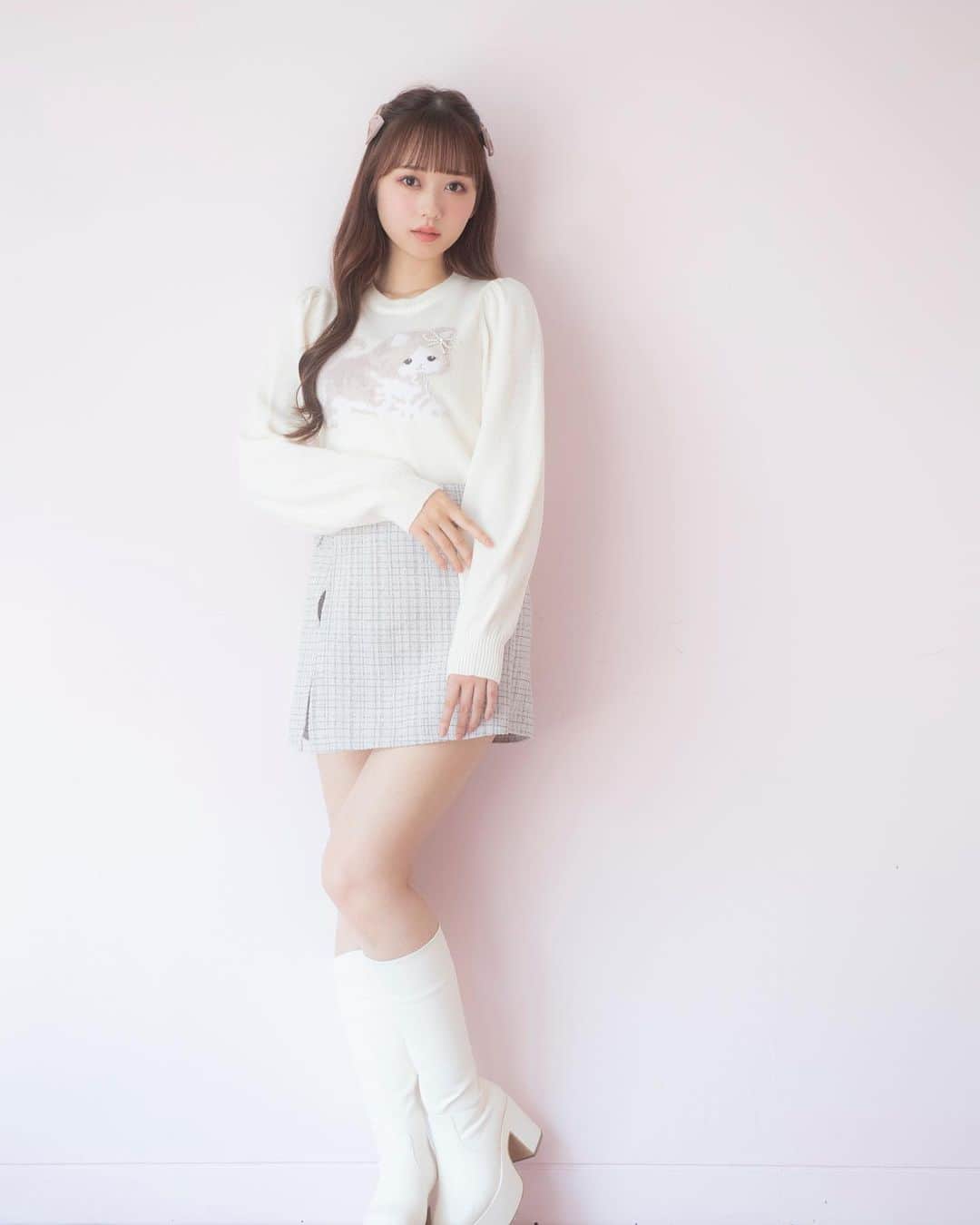 evelynのインスタグラム：「AKB48 大盛真歩さんが着るevelyn冬コレクション🐰♥︎ ㅤㅤㅤㅤㅤㅤㅤㅤㅤㅤㅤㅤㅤ 【通販にて先行受注開催中】 #evelyncatニット ¥7,400 【OW/PI/IGY】 ㅤㅤㅤㅤㅤㅤㅤㅤㅤㅤㅤㅤㅤ #evelyn #エブリン」