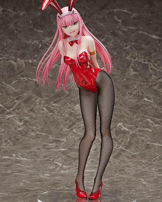 Tokyo Otaku Modeのインスタグラム：「If you missed Zero Two the first time around, you now have a chance to pick her up!  🛒 Check the link in our bio for this and more!   Product Name: Darling in the Franxx Zero Two: Bunny Ver. 1/4 Scale Figure (Re-run) Series: Darling in the Franxx Manufacturer: FREEing Sculptor: Yokoyama Paintwork: PINPOINT Specifications: Painted, non-articulated, 1/4 scale PVC figure with stand Figure Height: 430 mm | 16.9" Release info: Originally released in July 2020 with a rerelease in July 2024  #darlinginthefranxx #zerotwo #tokyootakumode #animefigure #figurecollection #anime #manga #toycollector #animemerch」