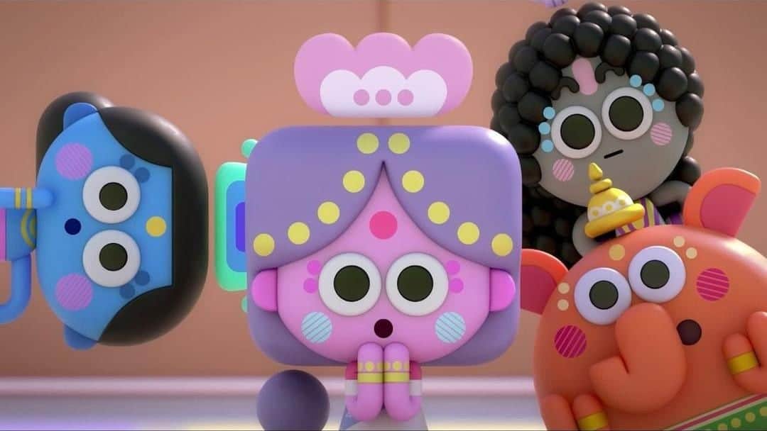 ジャニナ・ガヴァンカーのインスタグラム：「@gheehappy is a show created by Sanjay Patel, (former Pixar, Oscar nominated animator). I’ve been a fan of his books for over a decade.  I wanted to be a part of this show so badly and I ended up being THE NARRATOR. 😭   Over the pandemic, I got to hang out w the Ghee Gods while they went to school and had adventures together, alongside their Guru (played by my dear friend @thatsunil ).  The fact that there is now an accessible-to-everyone kid’s show like this makes me so happy. I can’t wait to  personally share it with every friend of mine who has a child.   As the weeks go by, I’ll be sharing, and hope you will too. 🪔」