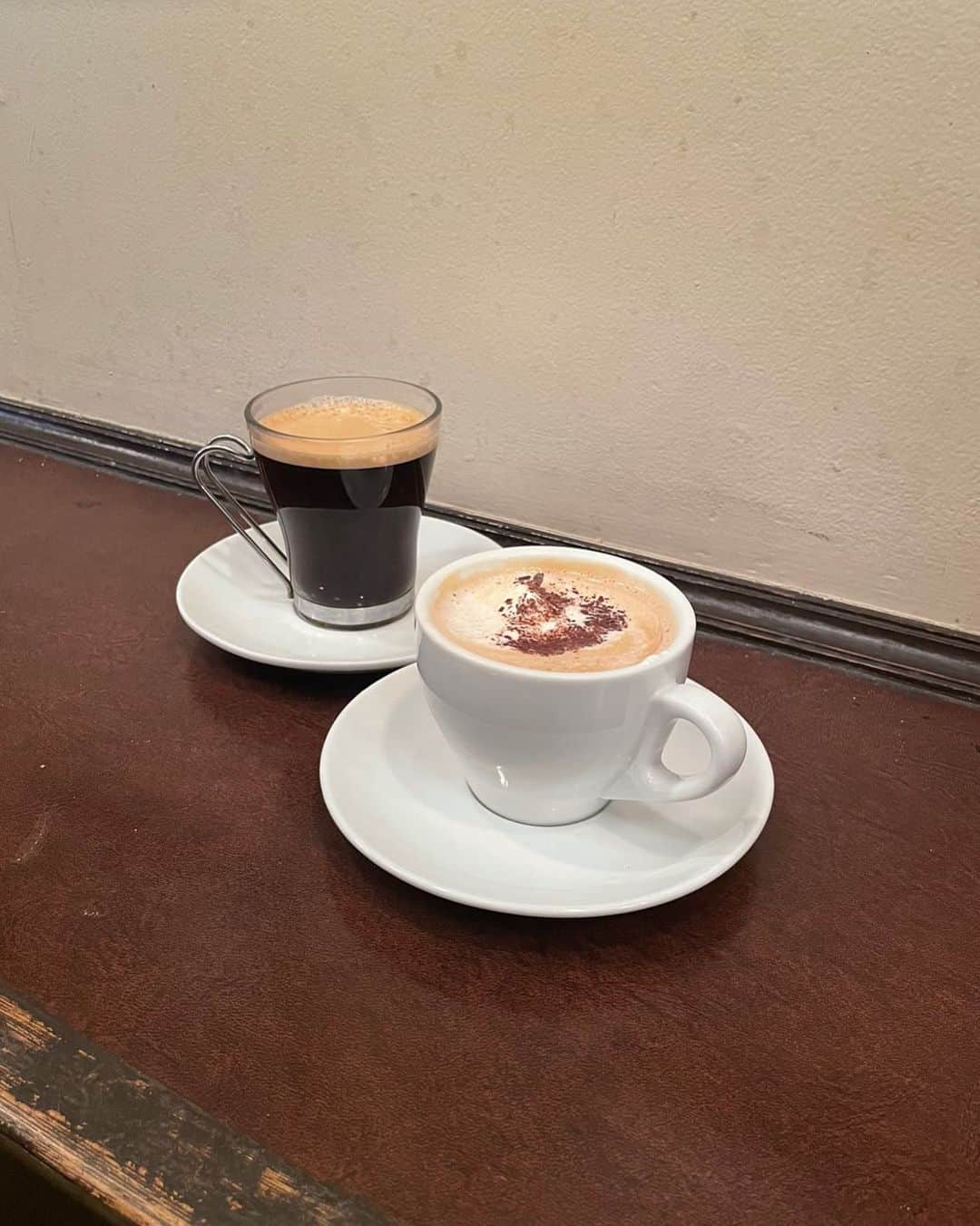 橋本香澄のインスタグラム：「. Cafe ☕️ . #cafe #coffee #late  #morning #chill #tokyo」