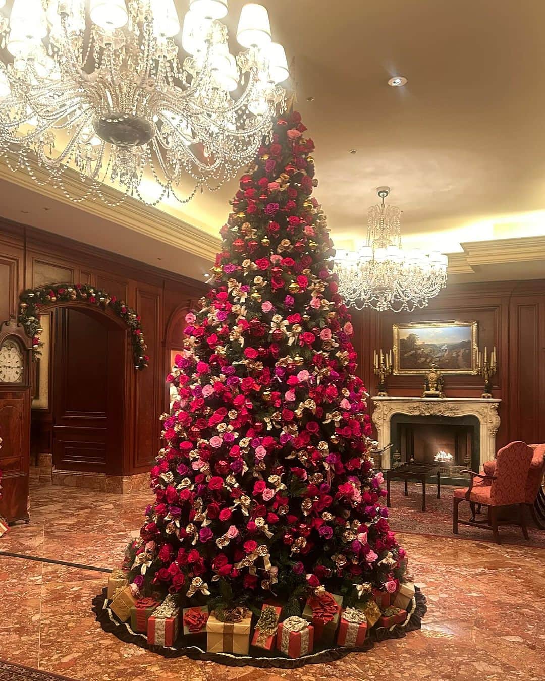 The Ritz-Carlton, Osakaのインスタグラム：「ザ・リッツ・カールトン大阪が一年で最も華やぐ季節になりました。ロビーでは、今年も薔薇で飾られたクリスマスツリーが12月26日（火）まで飾られています。 大切な人と、心温まるフェスティブシーズンをお過ごしください。   The Ritz-Carlton, Osaka welcomes you with festive decorations and a Christmas tree decorated. Located in our lobby through December 26, we hope to bring joy and harmony to you and your loved throughout your special holiday moments.」