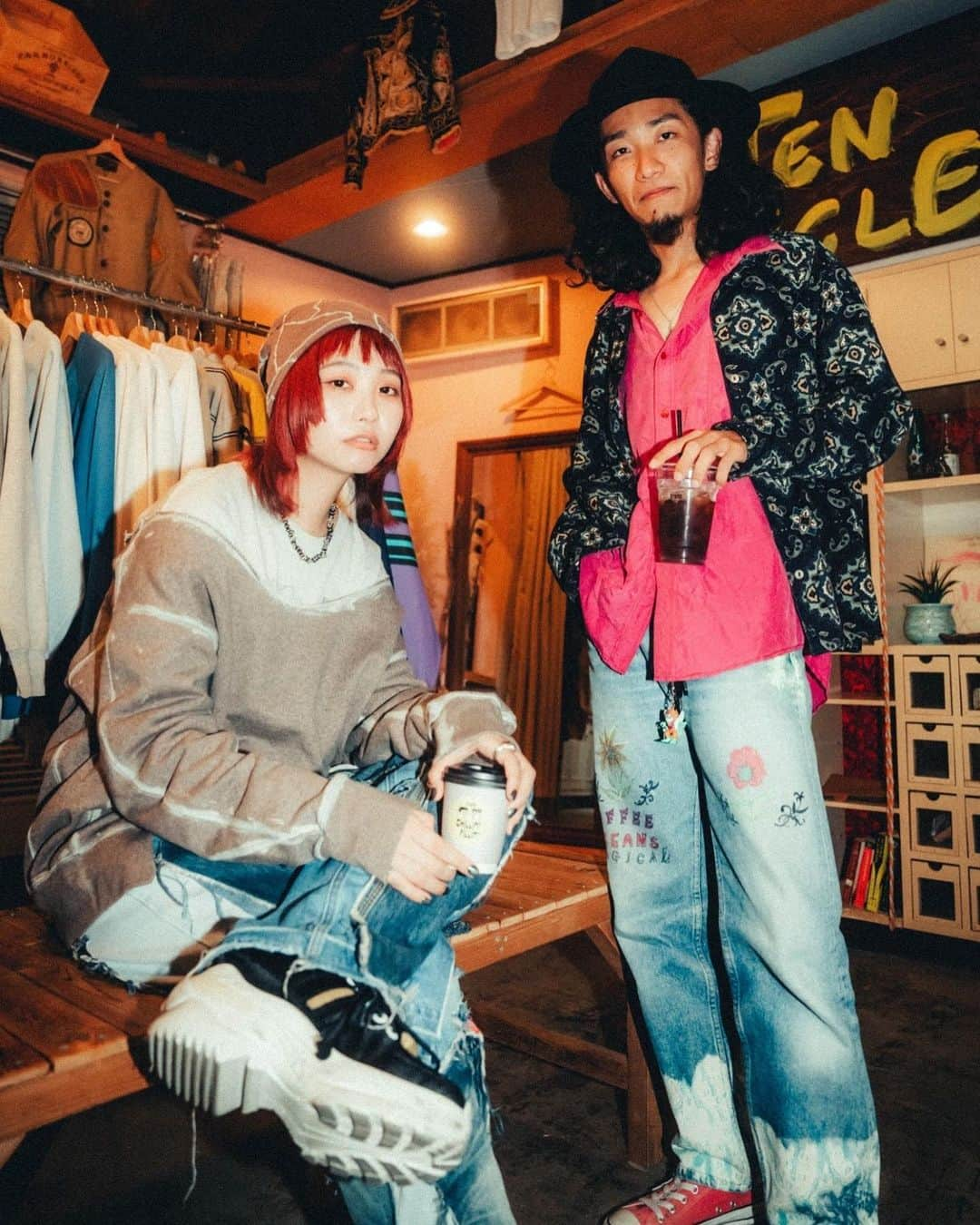 加藤優希のインスタグラム：「. . いつもありがとう ございます📸👢 @ten_cycle . いつもおいしい🤤 @stand_chillinfillin . #岡崎 #籠田公園 #あのあたり楽しすぎる #お喋りしながら散歩しながらの安定の撮影 .」