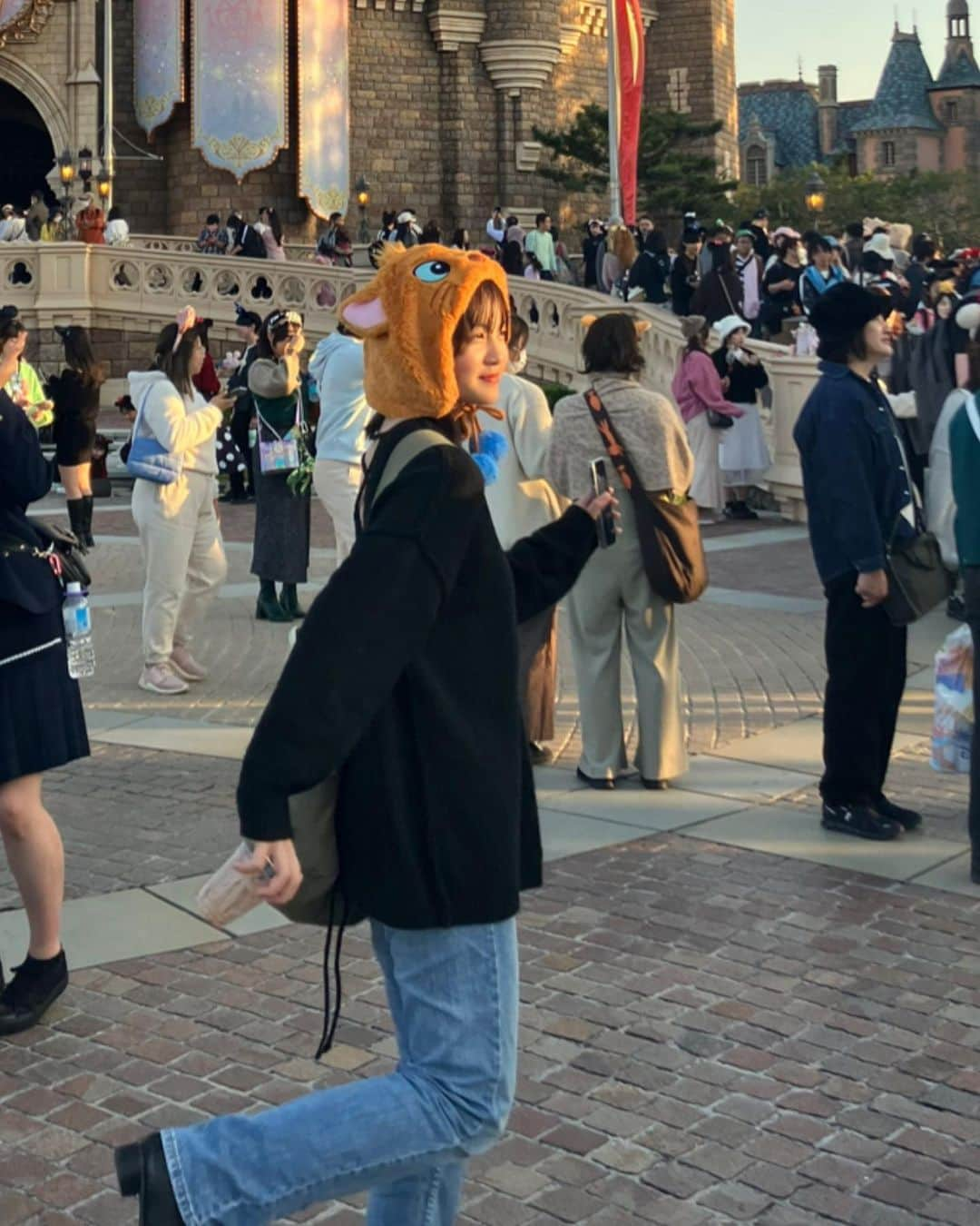 丸本凛のインスタグラム：「Disney land💖」