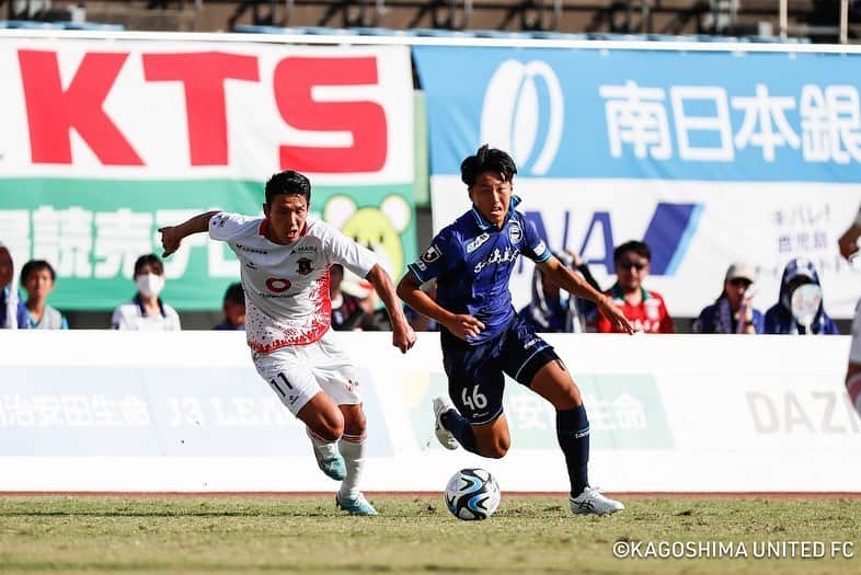 鹿児島ユナイテッドFCさんのインスタグラム写真 - (鹿児島ユナイテッドFCInstagram)「キャプション2023明治安田生命J3リーグ第34節フォトギャラリー📸  #泉森涼太 #星広太 #広瀬健太 #戸根一誓 #野嶽寛也 #山口卓己 #中原秀人 #端戸仁 #五領淳樹 #藤本憲明 #米澤令衣 #松山健太 #ウェズレイ #木村祐志 #武星弥 #福田望久斗 #山本駿亮 #鈴木翔大  #鹿児島ユナイテッドFC  #ITADAKISOUL #明治安田生命 #j3リーグ #鹿児島県  #鹿児島市 #ご声援ありがとうございました #最後の最後まで戦い抜く #鹿児島の為に#kagoshima #soccer」11月10日 12時01分 - kagoshimaunitedfc