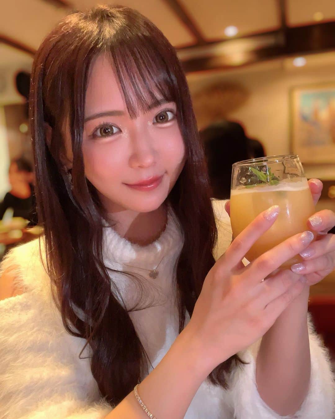 広瀬なるみのインスタグラム：「親友と遊んだ日♡ #dinner #drink」