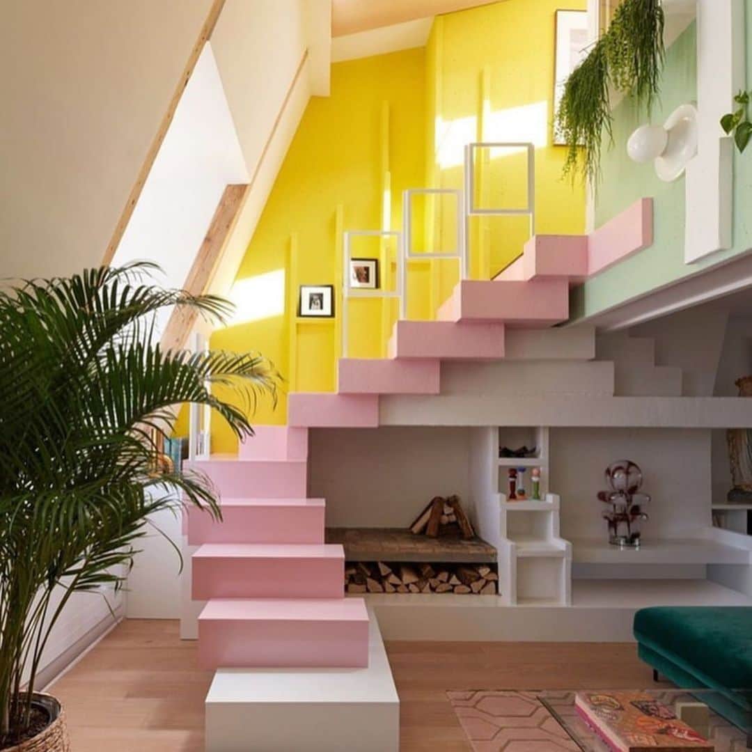 My Interiorのインスタグラム：「Stairway to heaven by @manuellegautrand」
