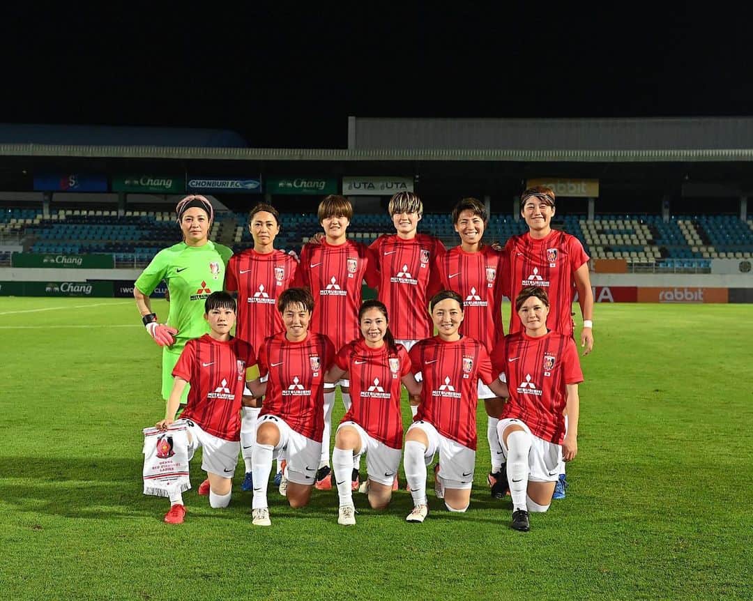 池田咲紀子のインスタグラム：「6-1勝利☺️  たくさんの応援ありがとうございました！！！  #三菱重工浦和レッズレディース  #ACL」