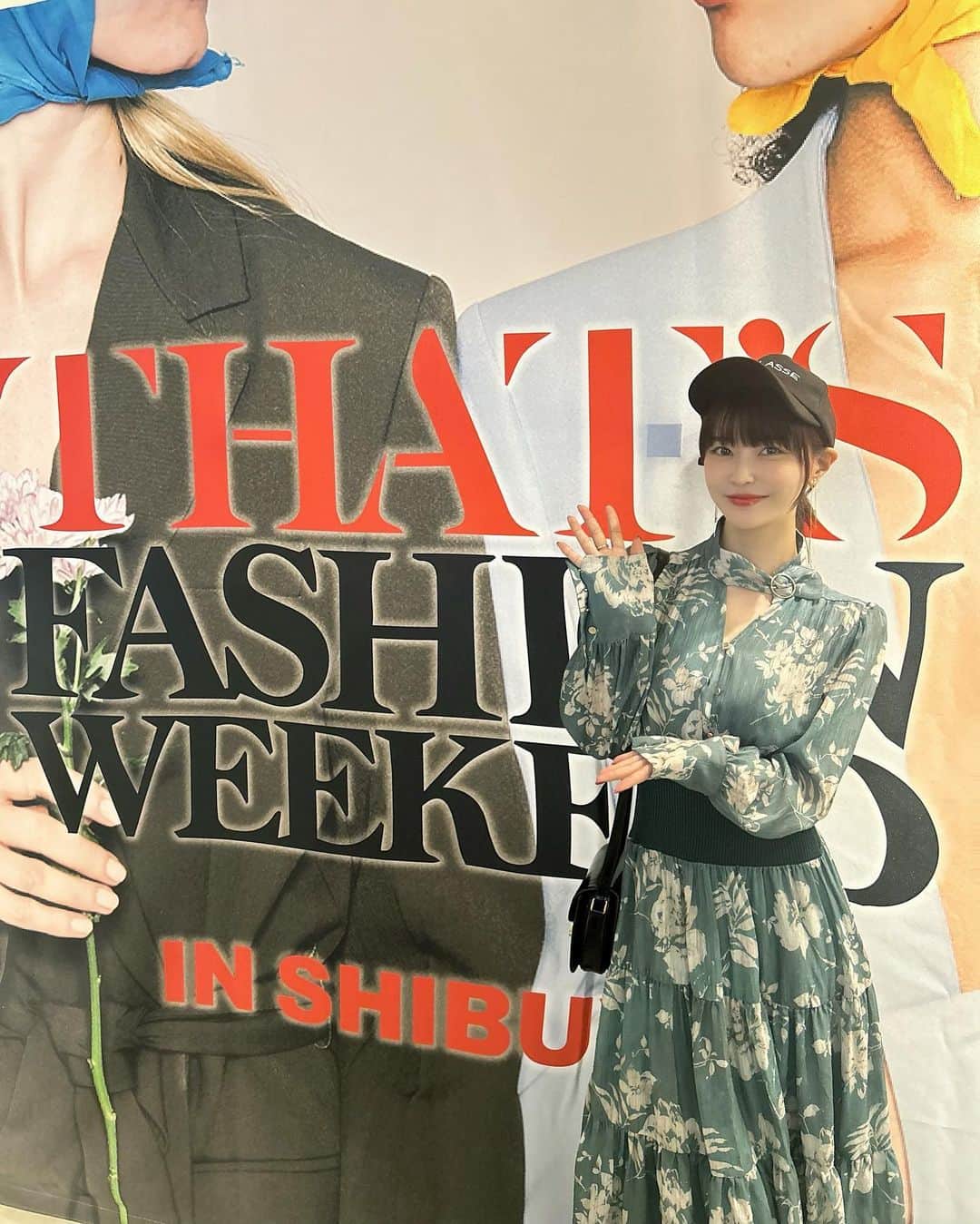 岸明日香のインスタグラム：「西武渋谷モヴィーダ館7階にて 私の出品した服が明日の13:00〜フリマ販売されます〜☺️ 皆様ゲットしにきてね！ 地球に優しく🫶  エレーナちゃんに会えた🌸 @thatsfashionweekend  @elena23_cat」
