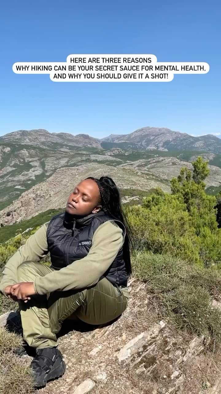 adidas Womenのインスタグラム：「Who knew hiking had THIS many benefits? ⛰️」