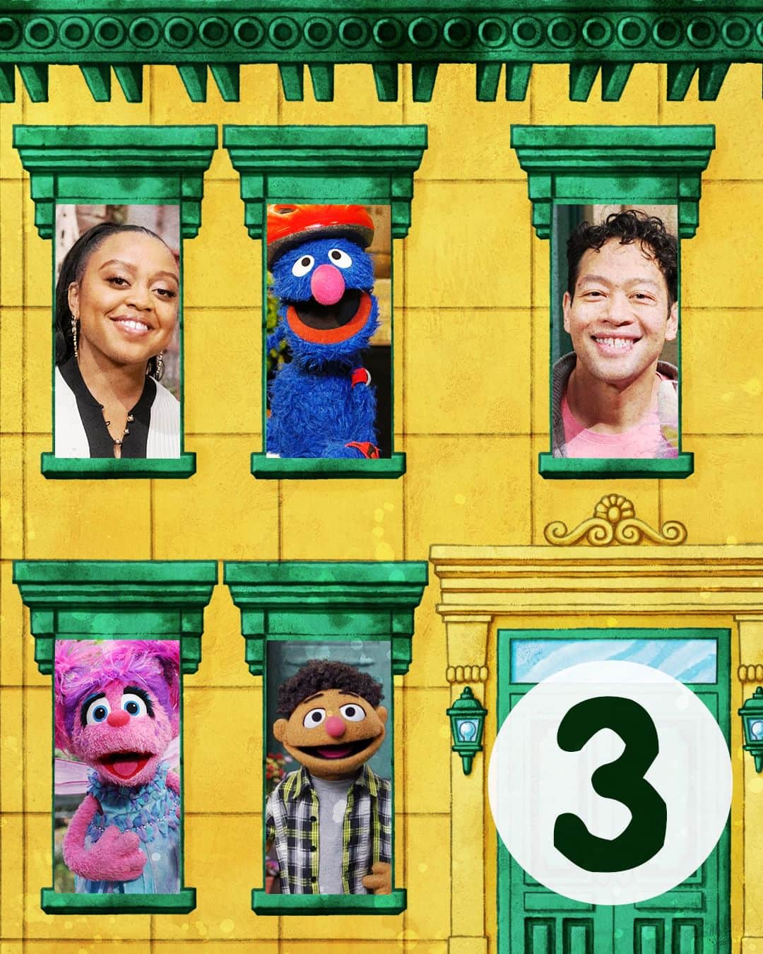 セサミストリートさんのインスタグラム写真 - (セサミストリートInstagram)「123 Sesame Street has an open apartment and it has your name on it! Which apartment are you moving into? 🤔🏙️💚💛」11月10日 23時02分 - sesamestreet