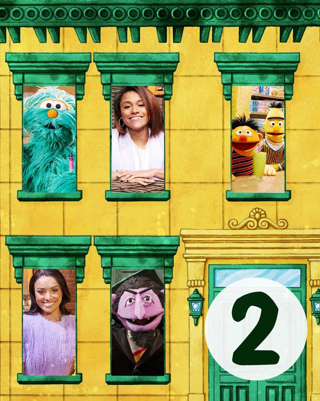 セサミストリートさんのインスタグラム写真 - (セサミストリートInstagram)「123 Sesame Street has an open apartment and it has your name on it! Which apartment are you moving into? 🤔🏙️💚💛」11月10日 23時02分 - sesamestreet