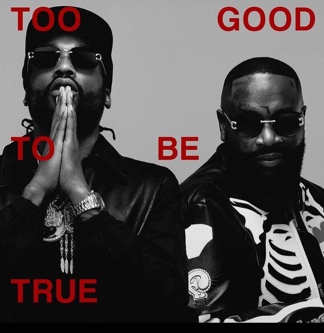 リック・ロスのインスタグラム：「TOO GOOD TO BE TRUE! OUT NOW 🔥🔥」