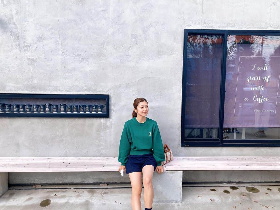 藤木由貴のインスタグラム：「急に寒くなったな〜。🧸🟩◻︎◾︎」