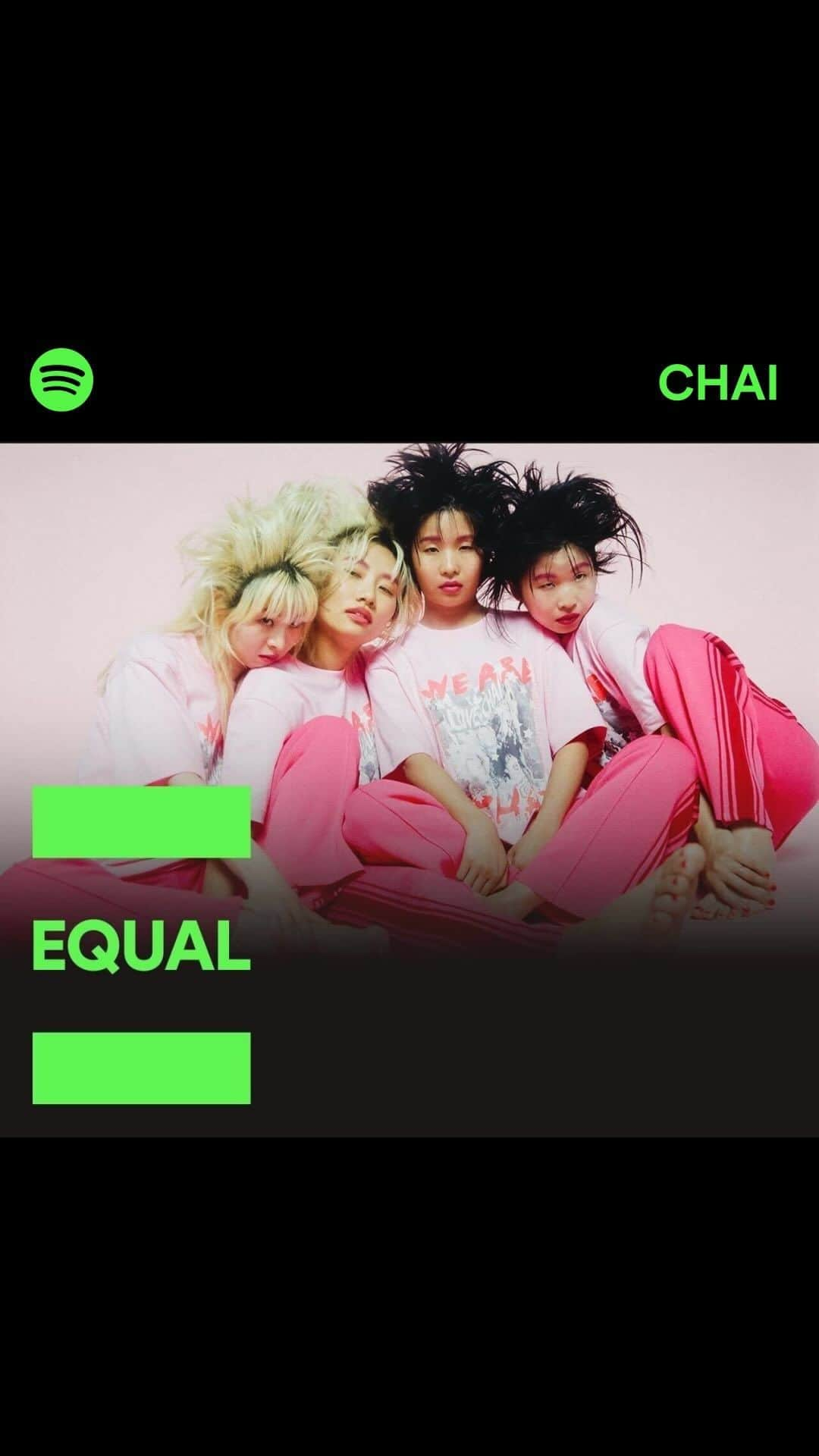 Spotify Japanのインスタグラム：「🌟WOMEN AT FULL VOLUME🌟  女性の持つパワーや可能性を 最大限に引き出していくプログラム 〓#SpotifyEQUAL〓🌍  11月のアンバサダーはCHAI✨  女性として、彼女たちが誇らしいと思うポイントとは？ 楽曲と一緒に動画もチェック🎧 ▶︎http://spoti.fi/EQUALJAPAN  @chaiofficialjpn  #EQUALJapan」