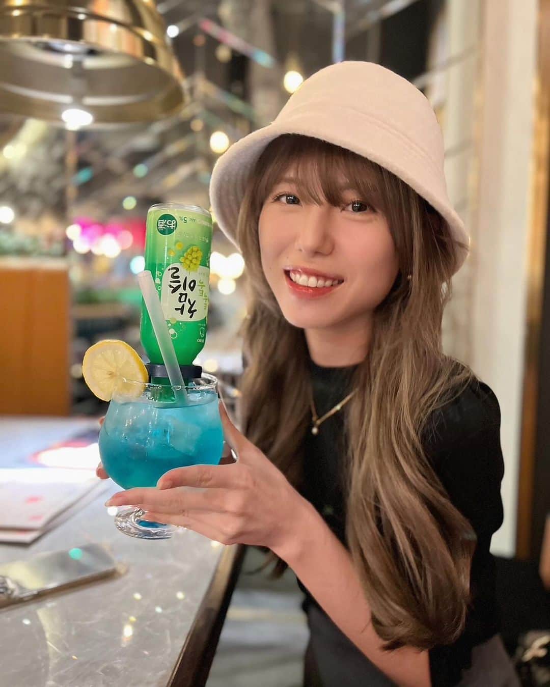 一瀬優美のインスタグラム：「きみくにバースデーしてもらた🥺 うれぴい  カンジャンケジャン今まで食べた中で1番美味しかった！」