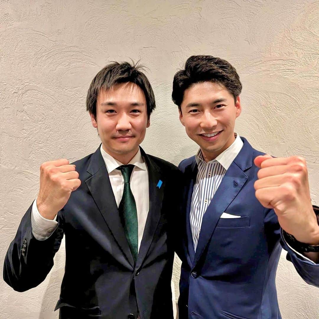 中曽根 康隆のインスタグラム：「次期衆院選 東京26区　自民党候補予定者 （目黒区、大田区西部） #今岡うえき  さん  早稲田大学政治経済学部卒 米国ペンシルベニア大学ウォートン校 (MBA) 一橋大学院博士課程在籍 財務省（11年） 民間企業（2年）  経歴だけ見るとピカピカですが、実際は爽やかで明るくて情熱的な35歳、0歳児の子育て真っ最中のパパ。  逸材です。」