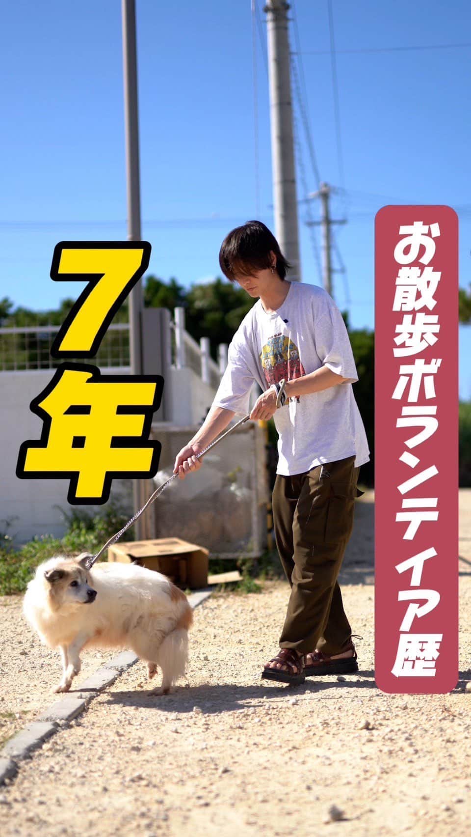 小野裕人のインスタグラム：「保護犬のお散歩ボランティアを始めたのは2016年。 お散歩ひとつとっても、ひとりひとりの子に合わせ、さまざまな方法があることをこの活動を通して知りました。　 そしてお散歩だけでなく、犬舎の掃除や食器洗い、施設によっては花壇の整備や草むしりなども、ワンちゃんのためのボランティアの一環になると学びました。 保護犬たちの動画を作って紹介するというのも、自分ができてお役に立てることだと思ったからです。 年数で言えば7年目ですが まだまだ初心者。 新規のボランティアを受け付けていない施設もありますので、ご迷惑にならないよう自分にできることで携わっていけたらと思います。  一匹でも多くの命が救われますように。  @save.the.animals385 #保護犬 #お散歩ボランティア #宮古島 #宮古島セーブザアニマルズ #ドッグラン #小野裕人」