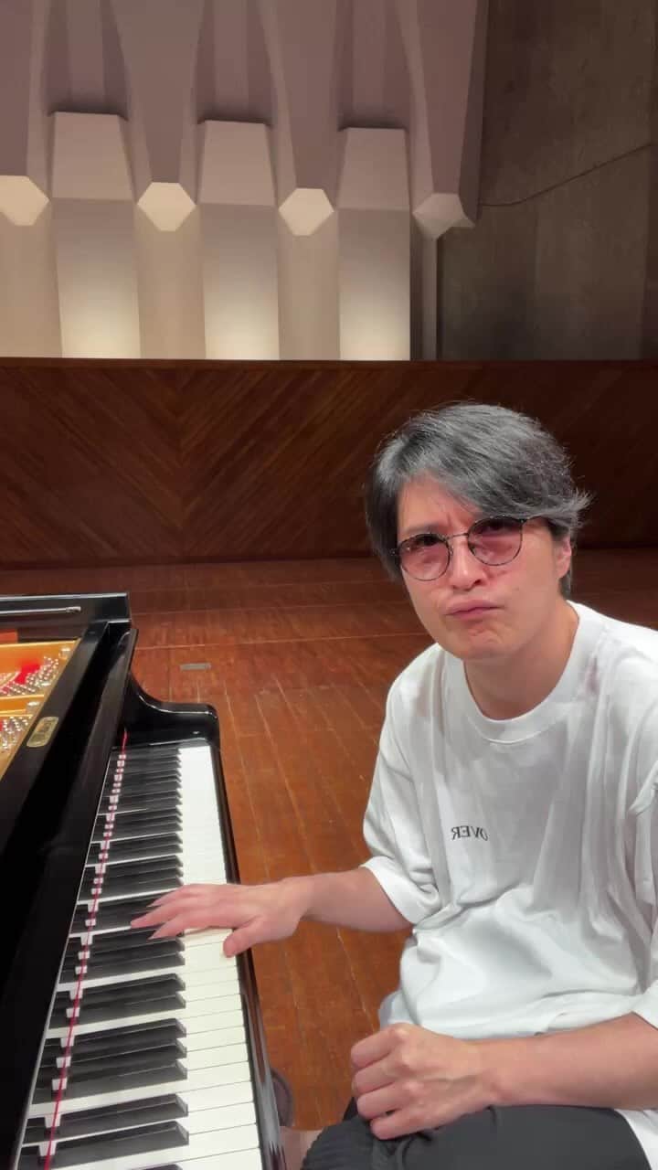 清塚信也のインスタグラム：「熊本　リハスタLIVE #piano」