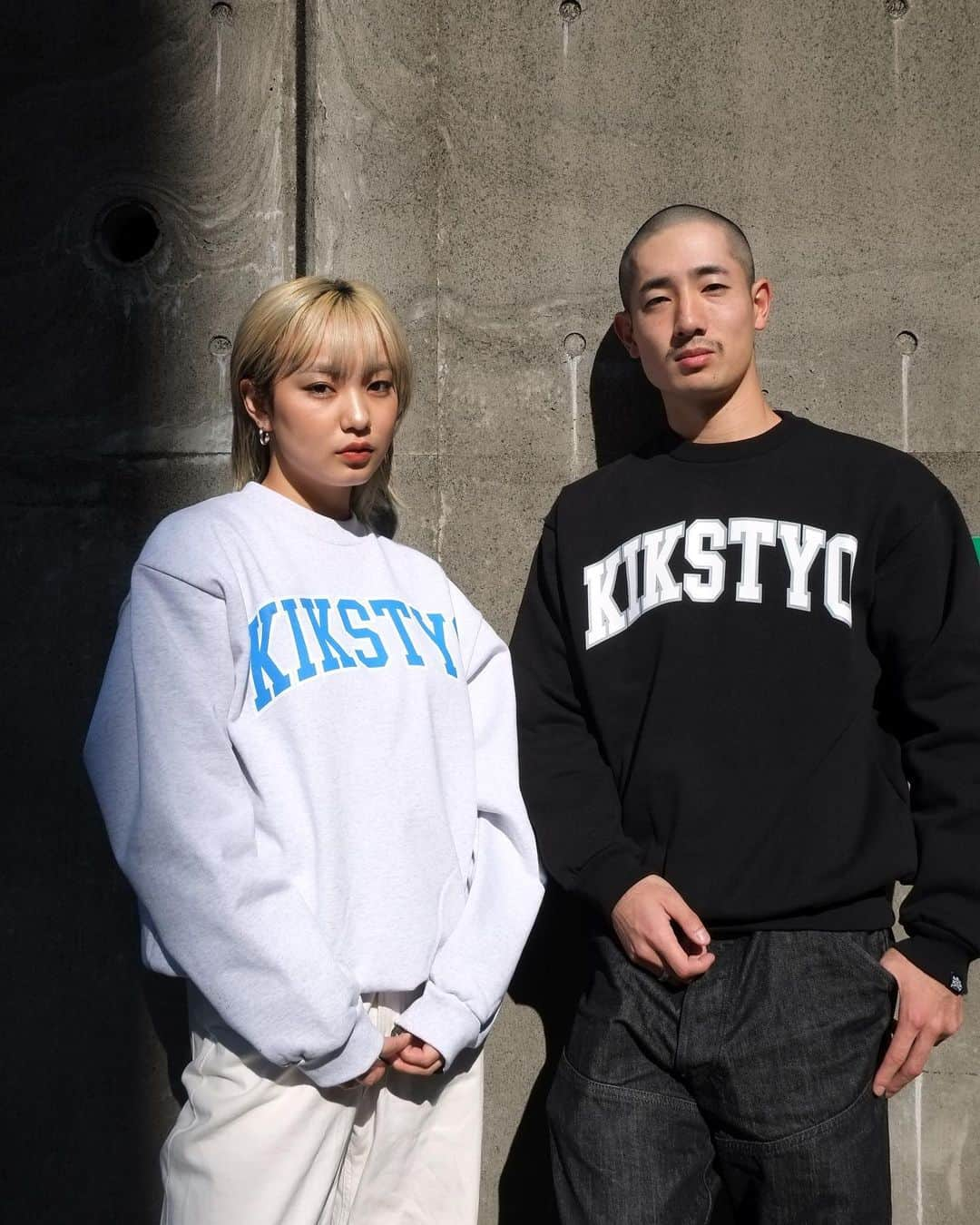 KIKSTYOさんのインスタグラム写真 - (KIKSTYOInstagram)「. STYLE SAMPLE '23 ITEM... ・REVERSIBLE NYLON JACKET ・EDO pt.3 HOODIE ・HEAVYWEIGHT LOGO CREWNECK MODEL... @kurumi_m__  @bboy_yhi  . #kikstyo #stylesample」11月10日 17時12分 - kikstyo