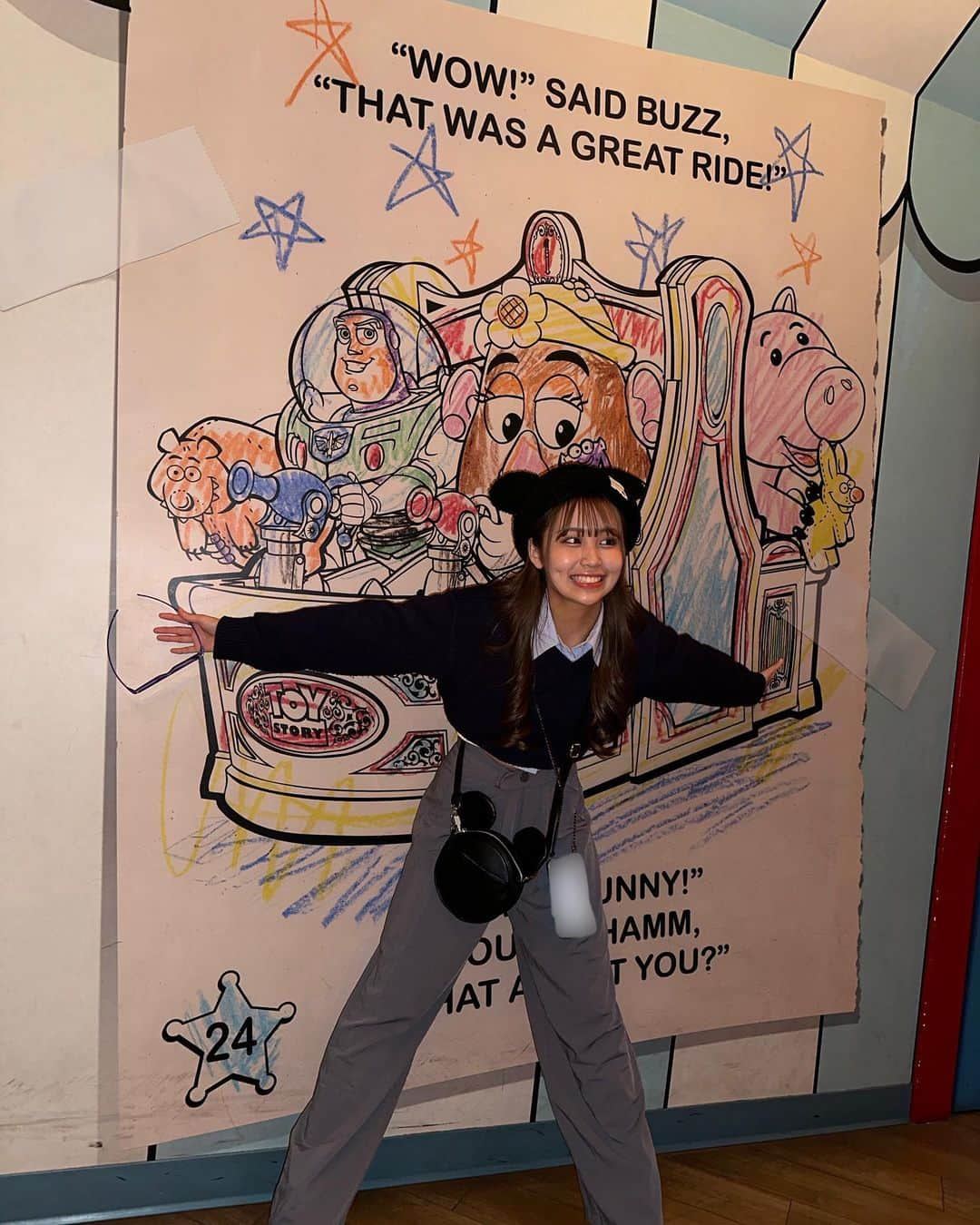 島田キラリさんのインスタグラム写真 - (島田キラリInstagram)「小学生ぶりのディズニーシー🐭🏰 幸せすぎた＾＾  トイ・ストーリー・マニアは、苦手です🤧🤧  #ディズニー#ディズニーシー#トイストーリー #トイストーリーマニア  #ディズニーシーコーデ  #Popteen#Popteen専属モデル#きららん #04」11月10日 17時13分 - kiraran___12