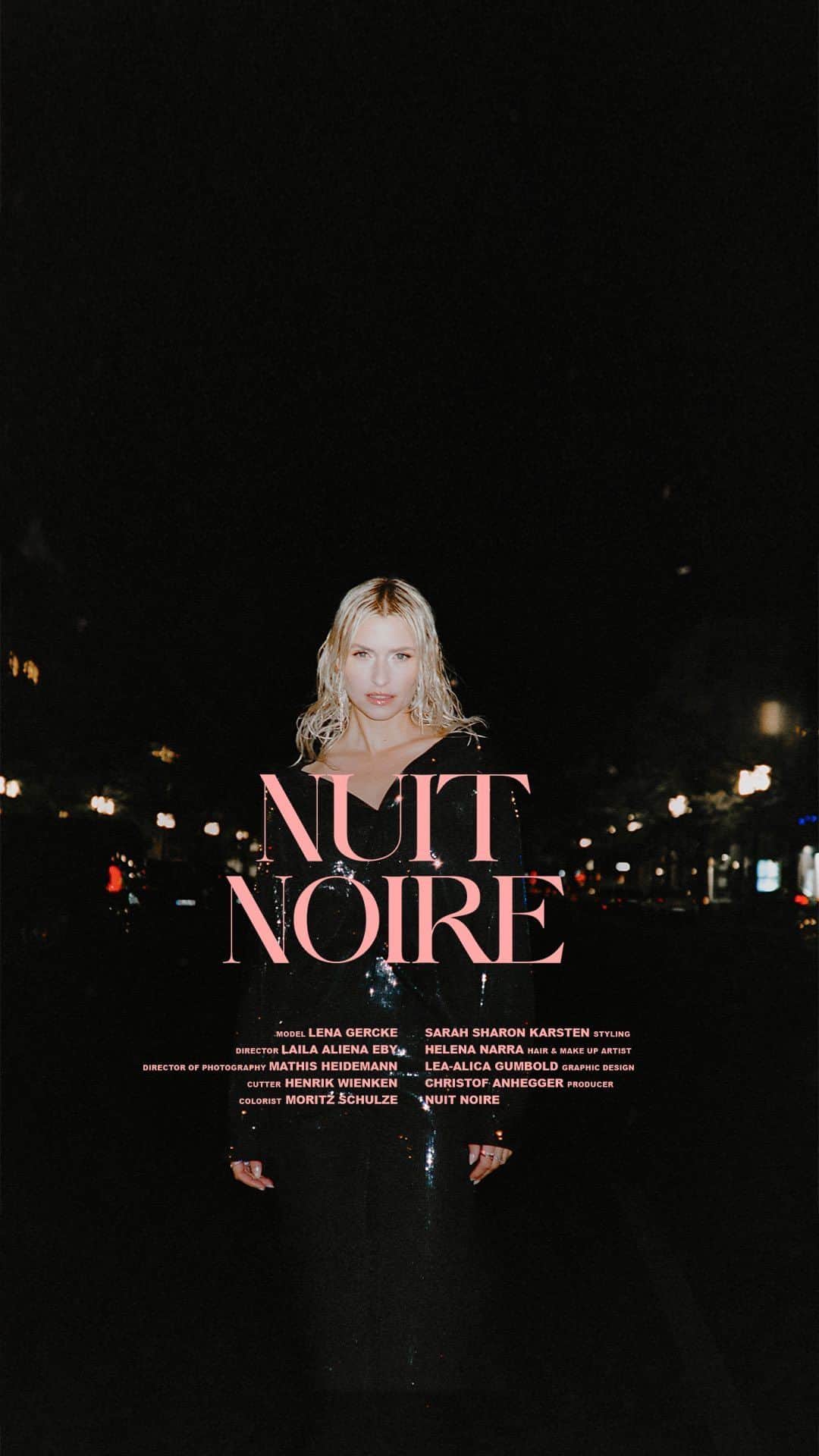 レナ・ゲルケのインスタグラム：「Anzeige| Sparkling season has started ✨ Our new @legerbylenagercke festive collection NUIT NOIRE is out now 🖤 What’s your favorite look?」