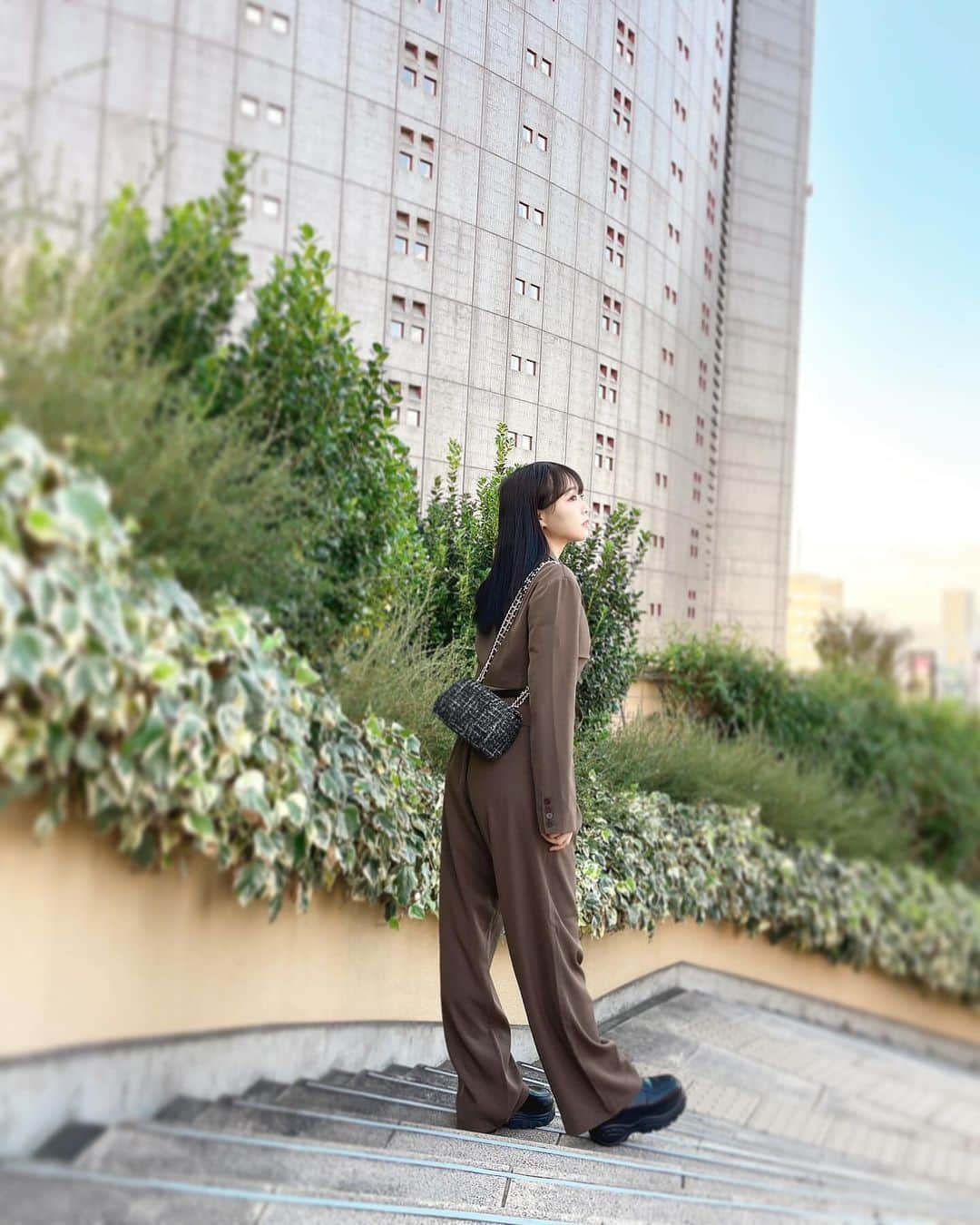 加藤夕夏さんのインスタグラム写真 - (加藤夕夏Instagram)「#Rinnu 🤎🤎  #秋服 #うかしふく #セットアップ」11月10日 23時19分 - uuka_nmb