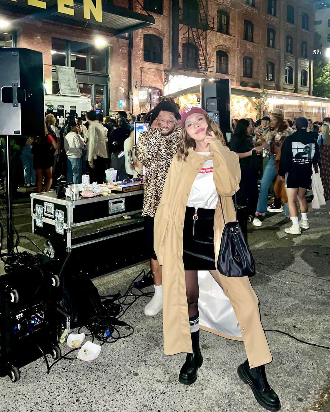 satoprimoのインスタグラム：「block party⚡️🤟⚡️autum ver  #blockparty #autumnmode #autumnmood #americanlife #mrthursday」