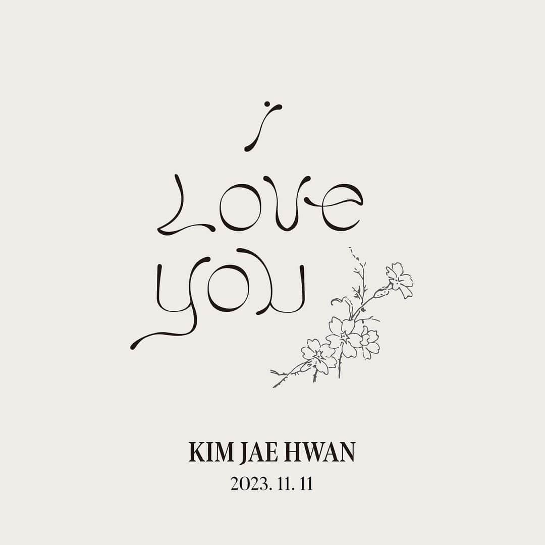 キム・ジェファンのインスタグラム：「KIM JAE HWAN Re-make Digital Single [I Love You] Cover Image  📀Release 2023.11.11 (SAT) 6PM  #김재환 #KIMJAEHWAN #ILoveYou」