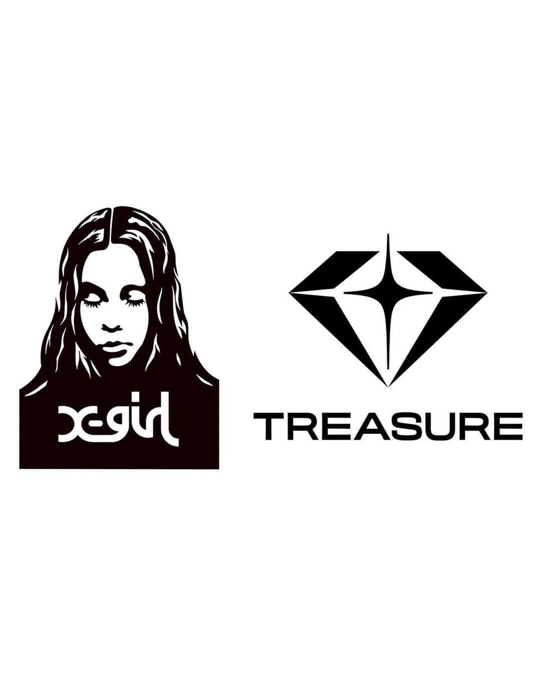 X-girlのインスタグラム：「． 【 X-girl × TREASURE 】  X-girlは2020年にサバイバルオーディション番組『YG宝⽯箱』でデビューし、その年の新⼈賞を総なめにしたグローバルボーイズグループ「TREASURE(トレジャー)」とのコラボレーションコレクションを発表。 11/10(金)18:00～11/27(月)12:59の期間中、X-girl公式オンラインストアにて予約を受付し、受注生産いたします。 ※こちらの商品は、完全受注生産となります。予約のみでの販売となり、通常販売の予定はございません。  本コラボレーションでは、ユニセックスで着用可能なロングスリーブTシャツ、スウェットフーディ、ビーニー、トートバッグの計4型を展開。すべてのアイテムにトライバルデザインのような曲線で描いたX-girlとTREASUREのロゴが施されています。  X-girl × TREASURE L/S BIG TEE　¥7,700(税込) X-girl × TREASURE SWEAT HOODIE　¥14,300(税込) X-girl × TREASURE JACQUARD BEANIE　¥5,500(税込) X-girl × TREASURE BIG TOTE BAG　¥8,250(税込)  ＜受注受付期間＞ 11/10(金)18:00～11/27(月)12:59 ＜受注受付店舗＞ X-girl公式オンラインストア ※本コラボレーションは完全受注生産です。  ＜TREASURE(トレジャー)＞ 2020年8⽉にサバイバルオーディション番組『YG宝⽯箱』でデビューし、その年の新⼈賞を総なめにしたグローバルボーイズグループTREASURE。昨年11⽉開催のJAPAN 1stツアーでは、韓国アーティストの初来⽇ツアーとして8都市26公演史上最多29万⼈を動員。3⽉リリースのJAPAN 1st SINGLE「Here I Stand」は、Billboard JAPAN総合ソング・チャートJAPAN Hot 100(4/5付)で1位を獲得。7/28に約10ヶ⽉ぶりのリリースとなった2ndフルアルバム『REBOOT』をリリース。タイトル曲の“BONA BONA”が20の国と地域でiTunesソング・チャート1位を記録。アルバムは韓国での売上とアジア・北⽶への輸出量を含めて171万枚となり、CIRCLEチャートのアルバム部⾨で⾸位を獲得、ミリオンセラーを記録した。⽇本においても「Billboard JAPAN総合アルバム・チャート“HOT Albums”」「Billboard JAPAN週間アルバム・セールス・チャート“Top Albums Sales”」「オリコン週間アルバムランキング」「オリコン週間洋楽アルバムランキング」「オリコン週間合算アルバムランキング」など主要アルバムランキングで5冠を達成し、グローバルでのミリオンセラー達成に追随する形で、⼤きな注⽬を集めている。9⽉から⾃⾝初のジャパンファンミーティング『2023 TREASURE FANMEETING~HELLO AGAIN~』を開催。追加公演として、11/12に韓国アーティストとして史上初の⽇本1stファンミーティングツアーで単独東京ドーム公演の開催も加わり、全5都市20公演と異例の規模で開催される。9/25にはデジタルシングル「BONA BONA -JP Ver.-」をリリースする。  #xgirl #xgirljp #エックスガール #TREASURE #トレジャー」