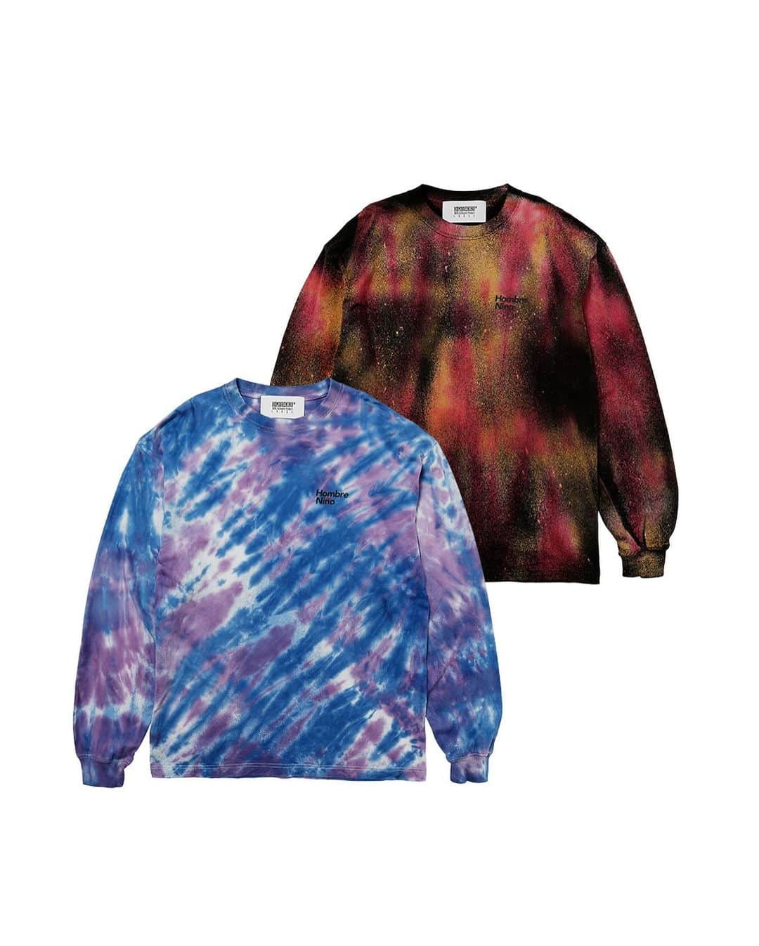 オンブレ・ニーニョのインスタグラム：「L/S PRINT TEE (TIE DYE)  https://www.hombrenino.com #hombrenino #hombreniño」