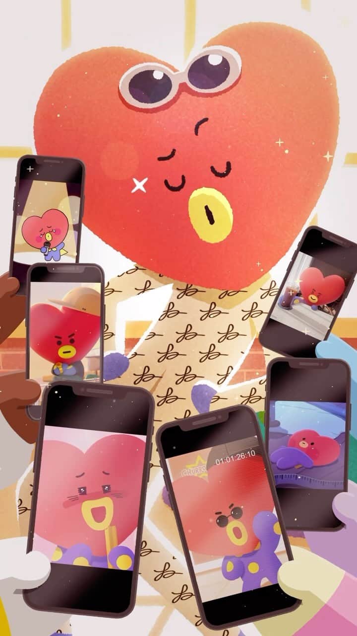 BT21 Stars of tomorrow, UNIVERSTAR!のインスタグラム