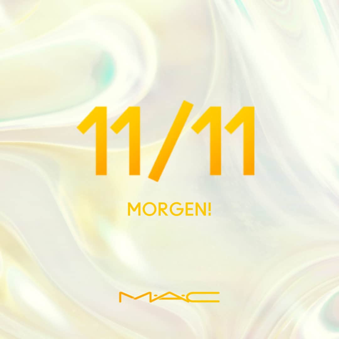 M·A·C Cosmetics Deutschlandのインスタグラム：「Morgen ist es soweit - es ist Singles Day und unsere viralen Trendprodukte warten auf Dich! 🔥  Sichere Dir NUR MORGEN unsere #MACTrend Produkte für 11,11€ - Online und in allen MAC Stores!*  *Das Angebot gilt nur morgen, den 11.11.2023. Nur auf ausgewählte Produkte und nur solange der Vorrat reicht.」