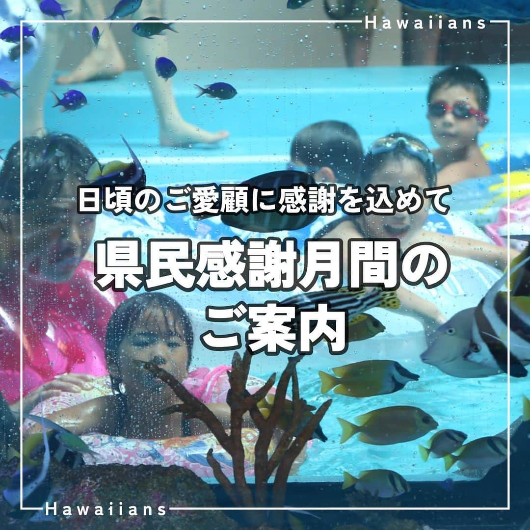 スパリゾートハワイアンズさんのインスタグラム写真 - (スパリゾートハワイアンズInstagram)「ALOHA～🎉  【特別割引のお知らせ】 皆様いつもハワイアンズをご支援いただきありがとうございます🥹 そんな皆様に日頃の感謝を込めて、『通常宿泊料金より10％割引』でお楽しみいただける【県民感謝月間】開催中です💐  また、ハワイアンズオリジナルグッズをプレゼント🎁 さらに小学生と幼児のお子様に「ご夕食時の1ドリンク券」を！  詳細・ご予約に関してはハイライト『お得情報』からご確認ください。  ★対象地域★ <2023年11月> 茨城県・埼玉県・山梨県・静岡県・岐阜県・愛知県・三重県・和歌山県・大分県  詳しくは、『ハワイアンズ 県民感謝月間』で検索🔍  #スパリゾートハワイアンズ  #sparesorthawaiians #ハワイアンズ #hawaiians #プール #スパ #福島県 #福島観光 #福島旅行 #いわき #iwaki #家族旅行 #温泉旅行 #セール #sale」11月10日 19時18分 - spa.resort.hawaiians