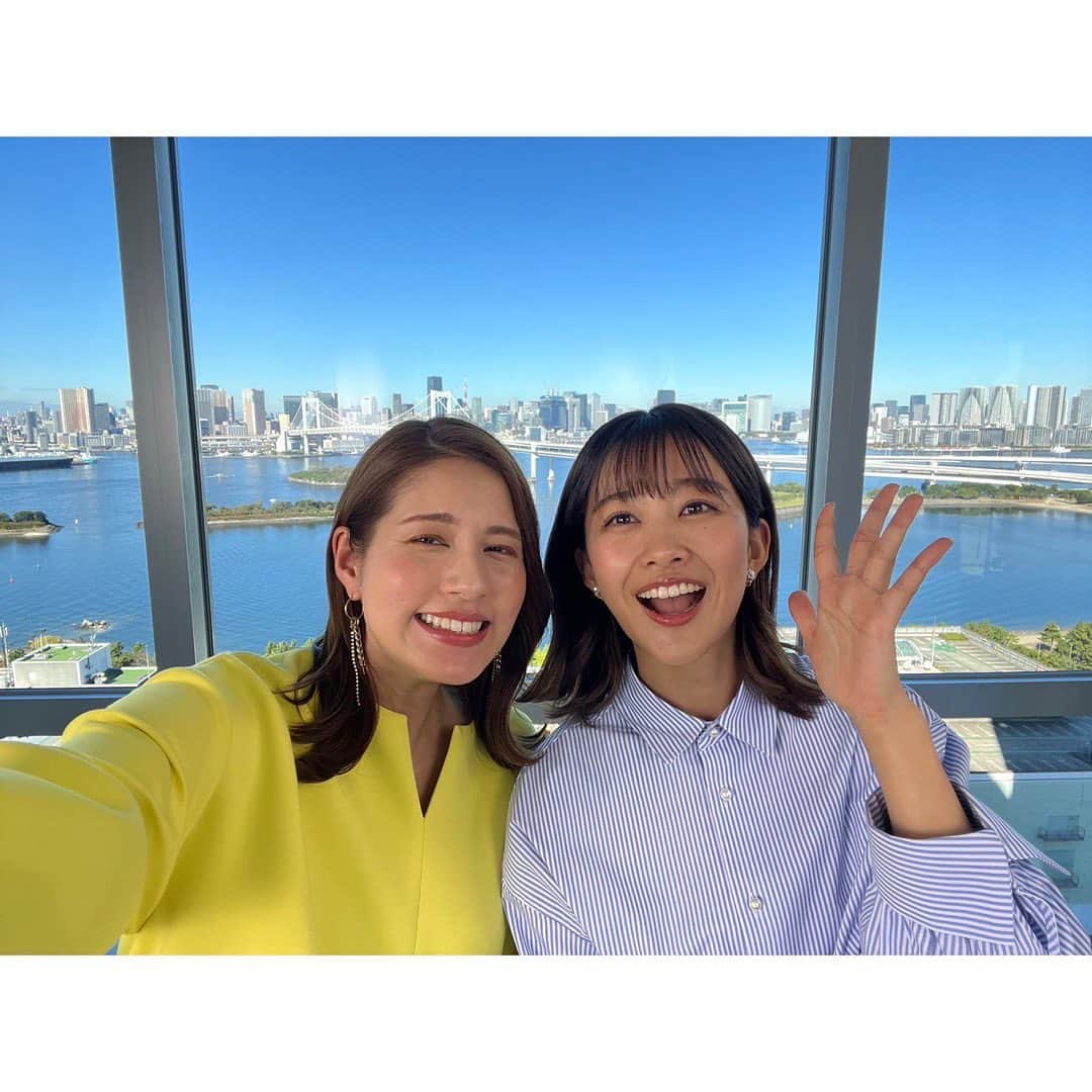 原田葵さんのインスタグラム写真 - (原田葵Instagram)「天気のいい日に永島アナと🍀🫧」11月10日 19時15分 - harada_aoi_