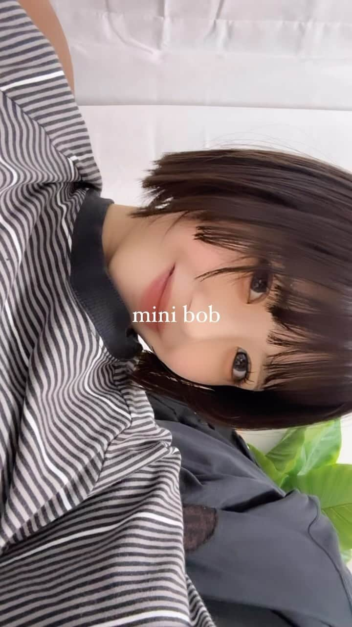 カノンのインスタグラム：「mini bob」