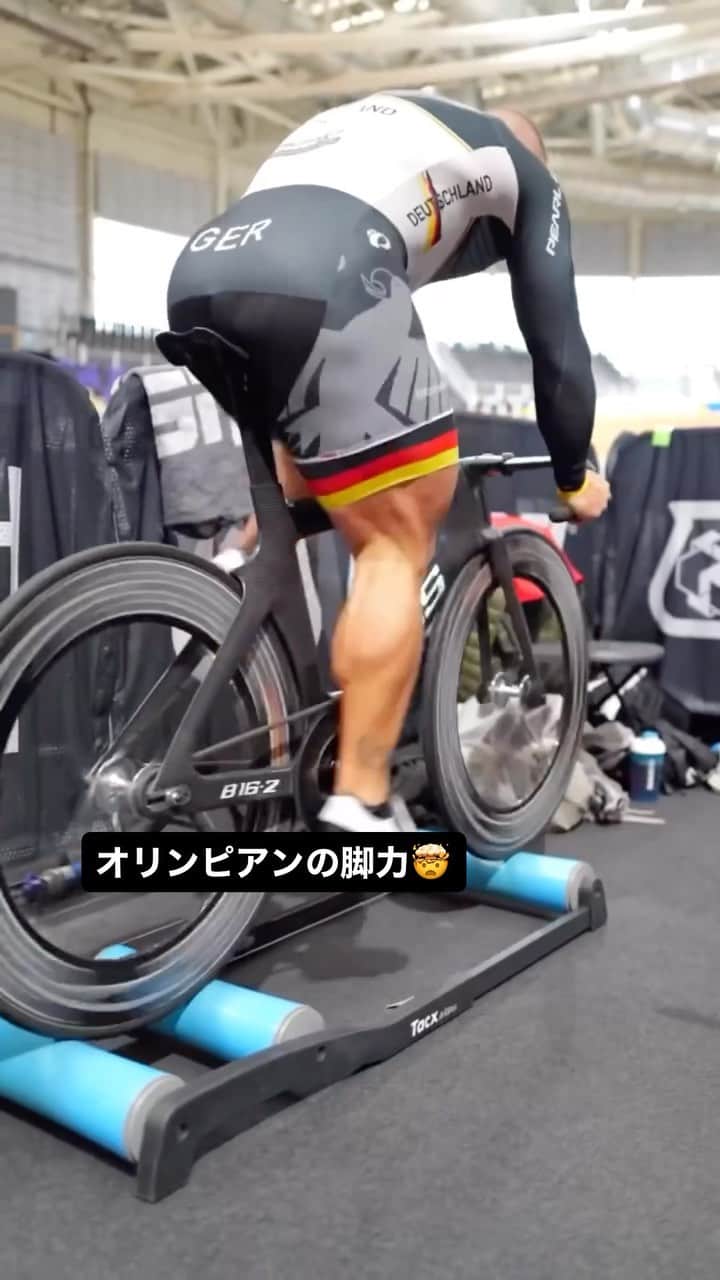 国際オリンピック委員会のインスタグラム：「オリンピアンの脚力😲  #ロンドン2012 自転車トラックレース チームスプリントの銅メダリスト、ローベルト・フェルステマン選手💪  🎥 : @robertfoerstemann」