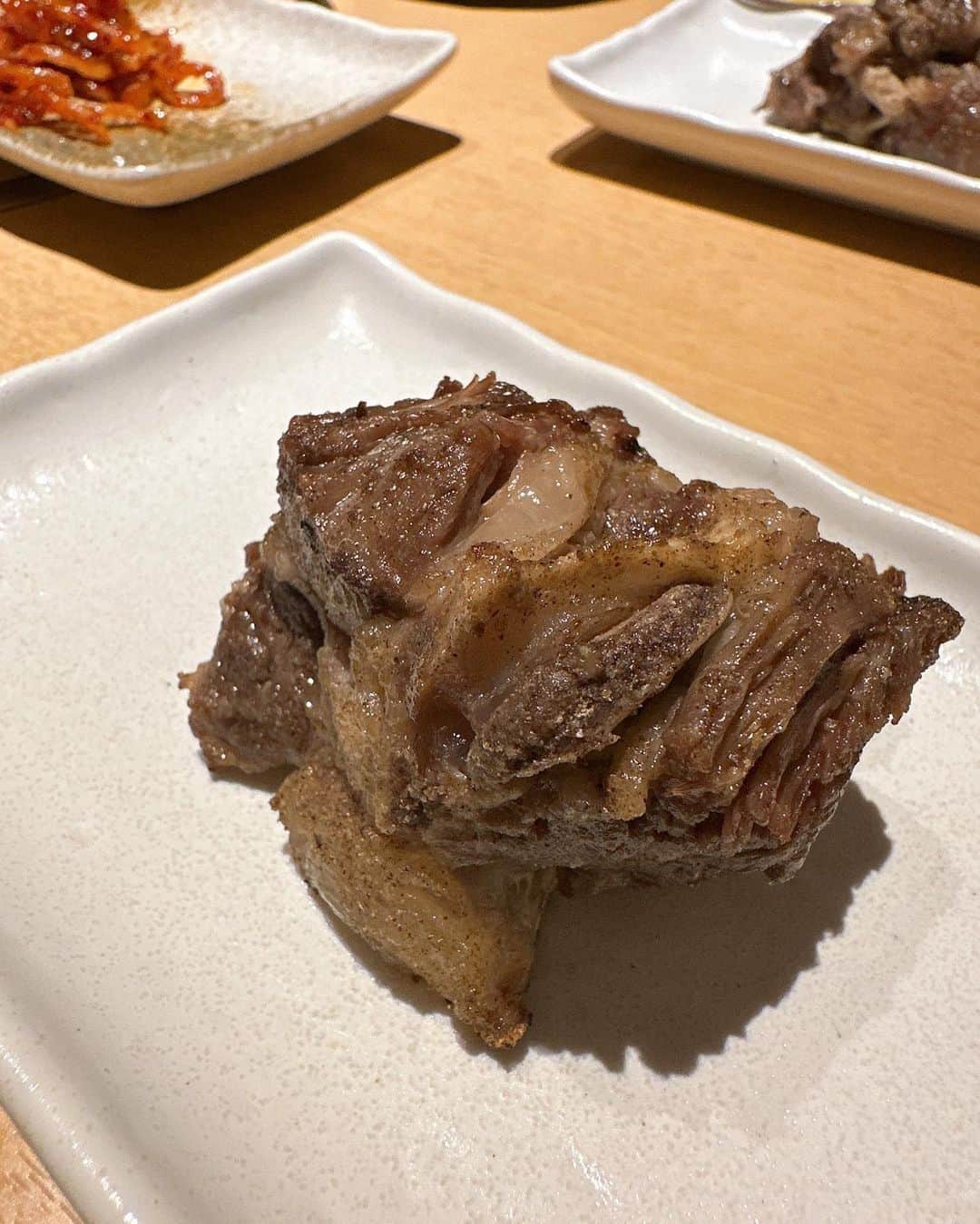 AMI（アミ）さんのインスタグラム写真 - (AMI（アミ）Instagram)「at "ajisen" ❤️ the meat is really good here 🤤  ここの牛テールめちゃくちゃ美味しいの🤤  #味涎 #牛タン #焼肉 #食べログ #ハーフ #japangram #halfjapanese #yakiniku #tokyo #ajisen」11月10日 20時49分 - amyypatton