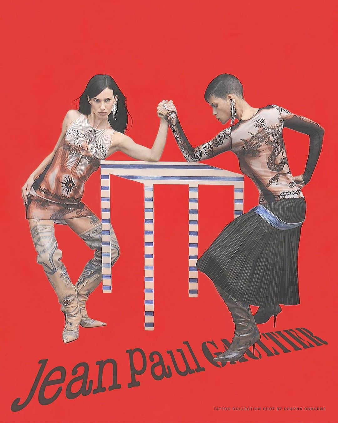 ジャンポール・ゴルチエさんのインスタグラム写真 - (ジャンポール・ゴルチエInstagram)「Our Tattoo collection echoes the legacy of Jean Paul Gaultier's “Le Male” campaign from the '90s and reintroduces @jeanpaulgaultier 's statement piece, Safe Sex Forever.  #jeanpaulgaultier #jpgfashion」11月10日 21時03分 - jeanpaulgaultier