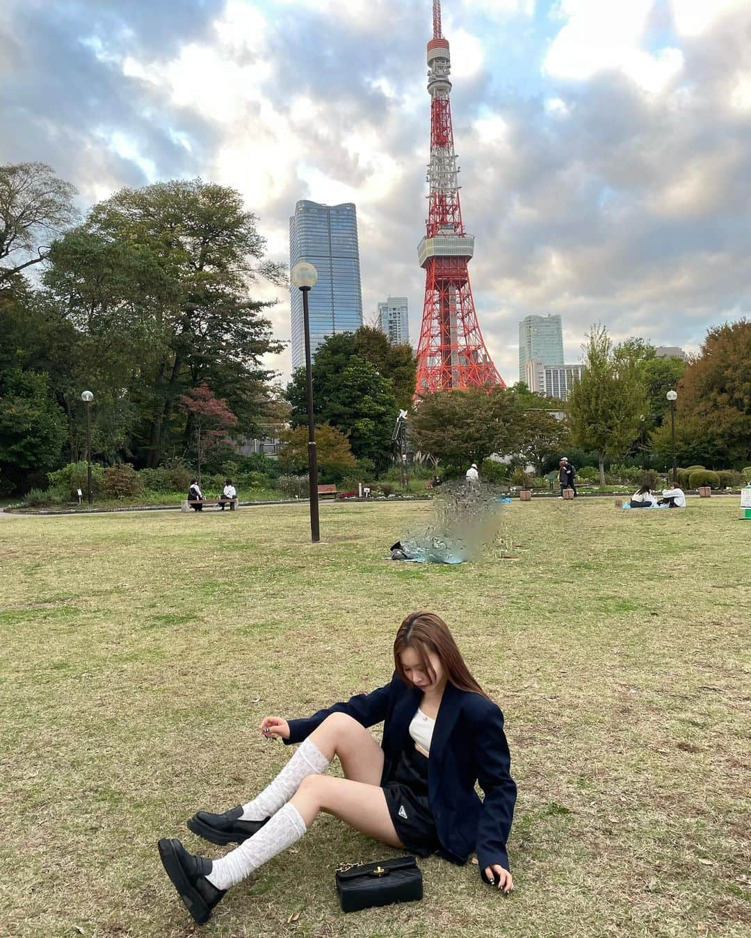 高田茉実さんのインスタグラム写真 - (高田茉実Instagram)「🗼tokyo tower am→pm」11月10日 20時58分 - __mamico