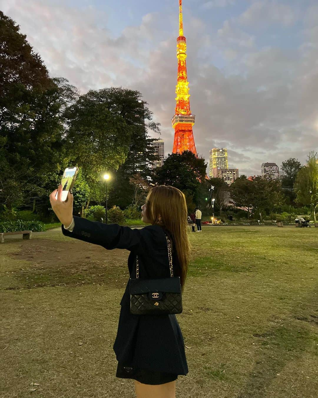 高田茉実さんのインスタグラム写真 - (高田茉実Instagram)「🗼tokyo tower am→pm」11月10日 20時58分 - __mamico