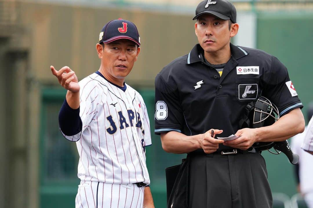 侍ジャパンさんのインスタグラム写真 - (侍ジャパンInstagram)「「カーネクスト アジアプロ野球チャンピオンシップ2023」に向けた侍ジャパン宮崎秋季キャンプ2023の4日目は初の実戦となる巨人戦が行われ、0対1で敗戦。試合に敗れるも多くの収穫を得た練習試合となりました。  https://www.japan-baseball.jp/jp/news/press/20231110_1.html  #侍ジャパン #侍ジャパン宮崎秋季キャンプ2023 #アジチャン #井端弘和 #藤原恭大 #秋広優人 #赤星優志 #隅田知一郎 #佐藤輝明 #早川隆久 #横山陸人 #岡林勇希」11月10日 21時09分 - samuraijapan_official