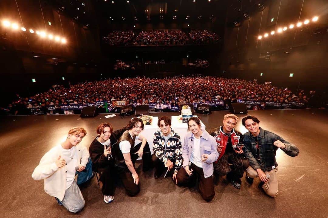 のインスタグラム：「来てくれた方、PPV見てくれた方ありがとうございました！！ これからもこの7人でかましていきます👍✨✨  #三代目jsoulbrothers」