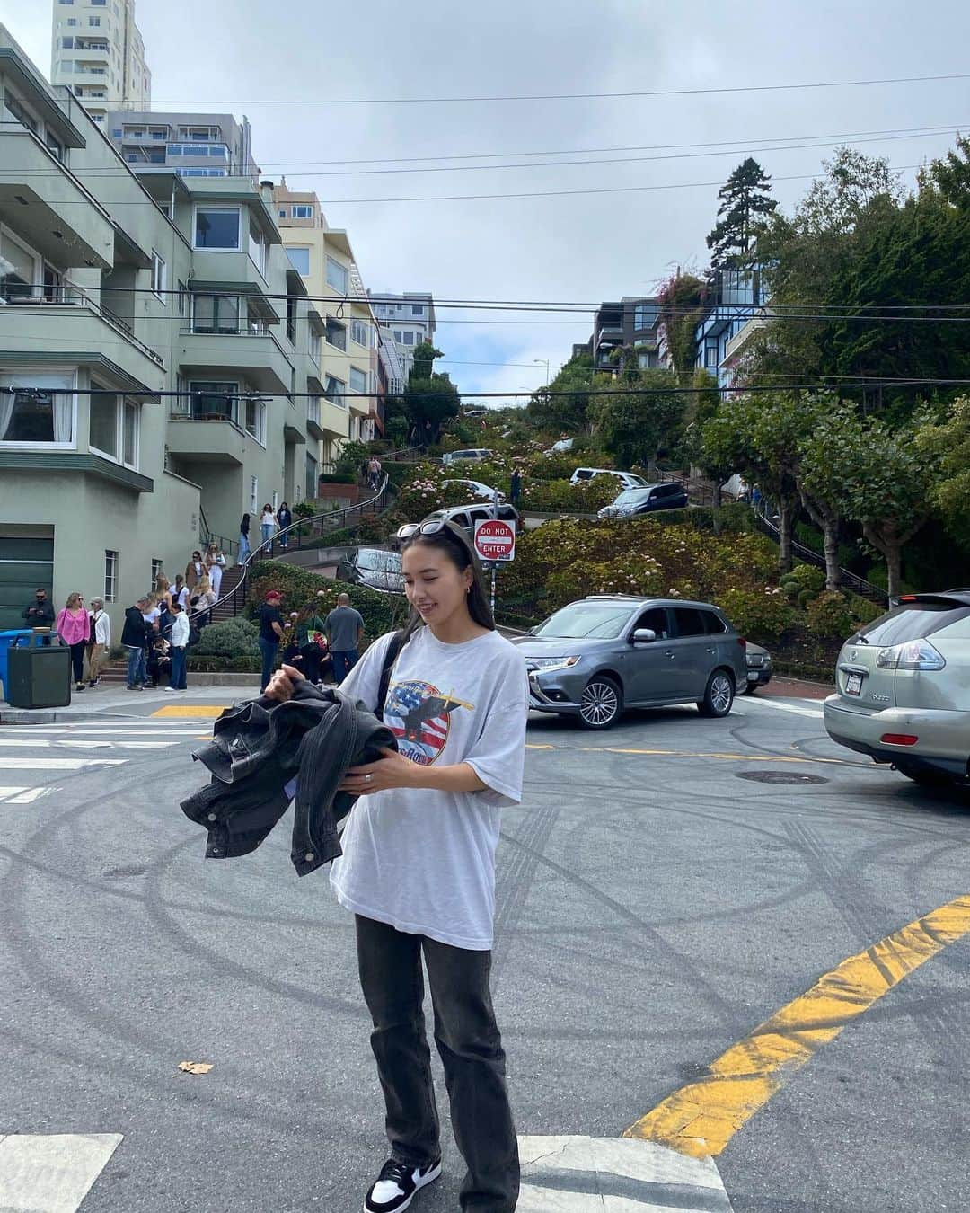 廣瀬なつきさんのインスタグラム写真 - (廣瀬なつきInstagram)「⁡ ⁡ in San Francisco firsttime!! ⁡ サンフランシスコは、がちで治安悪め!!車上荒らしすごいらしい、、なので、キャリー以外の全ての手荷物を持って観光しました🤣　日本がどれだけ安全で平和な国か改めて感じた。 ⁡」11月11日 7時06分 - i_am_na2coooo